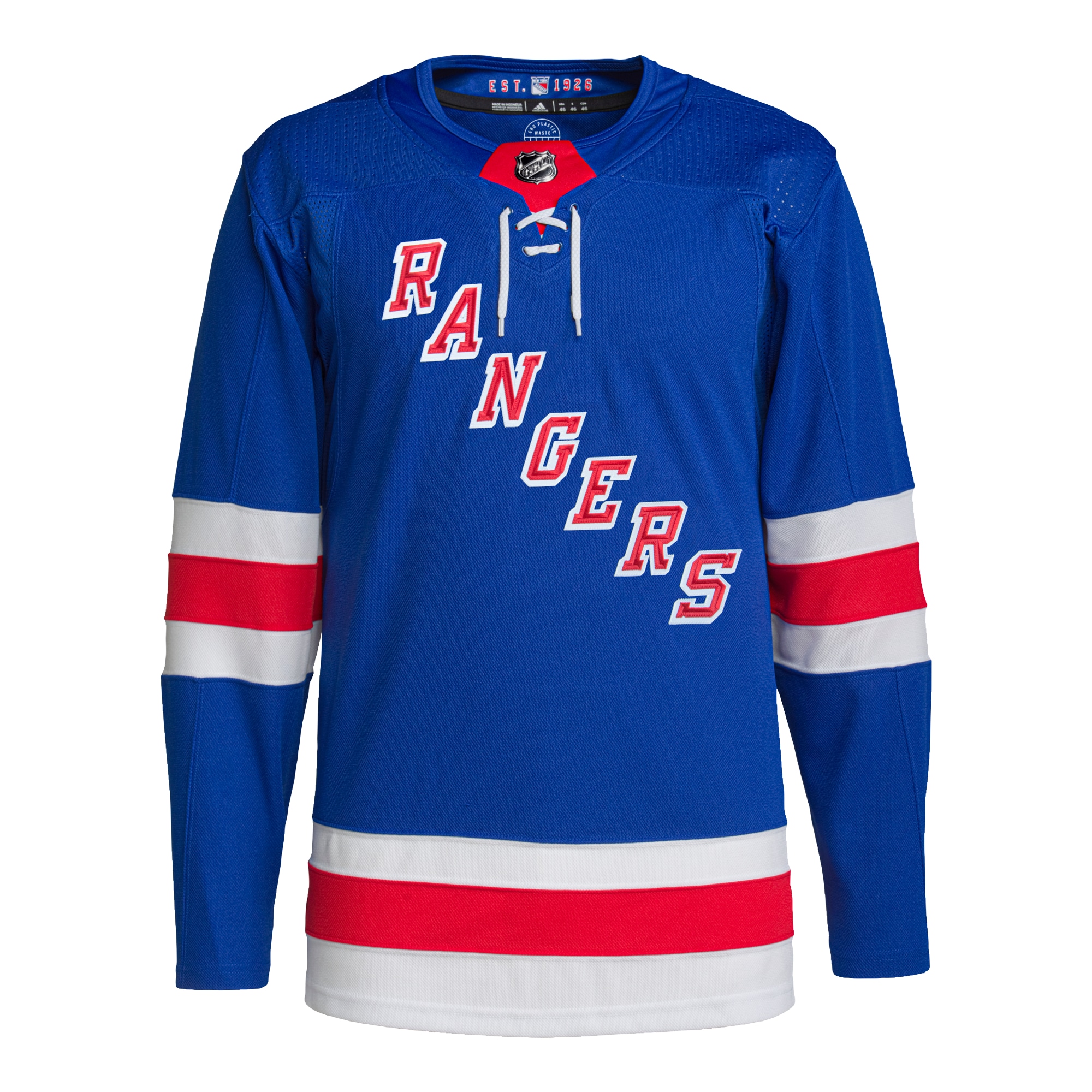 New York Rangers adidas Home Primegreen Authentic Jersey - Royal