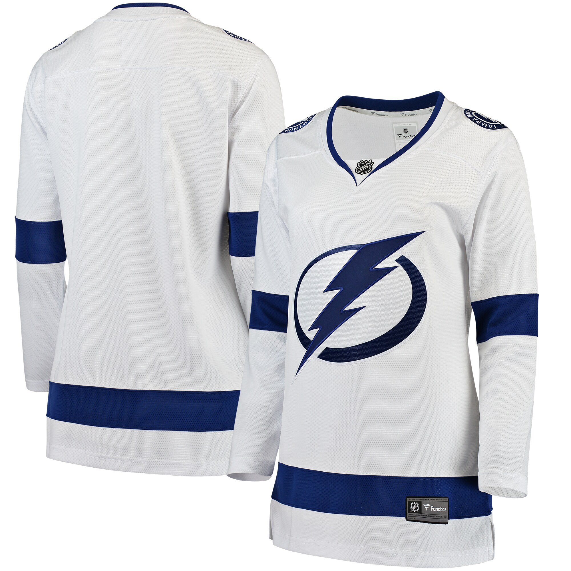 Tampa Bay Lightning Fanatics Women's Away Breakaway Jersey - White