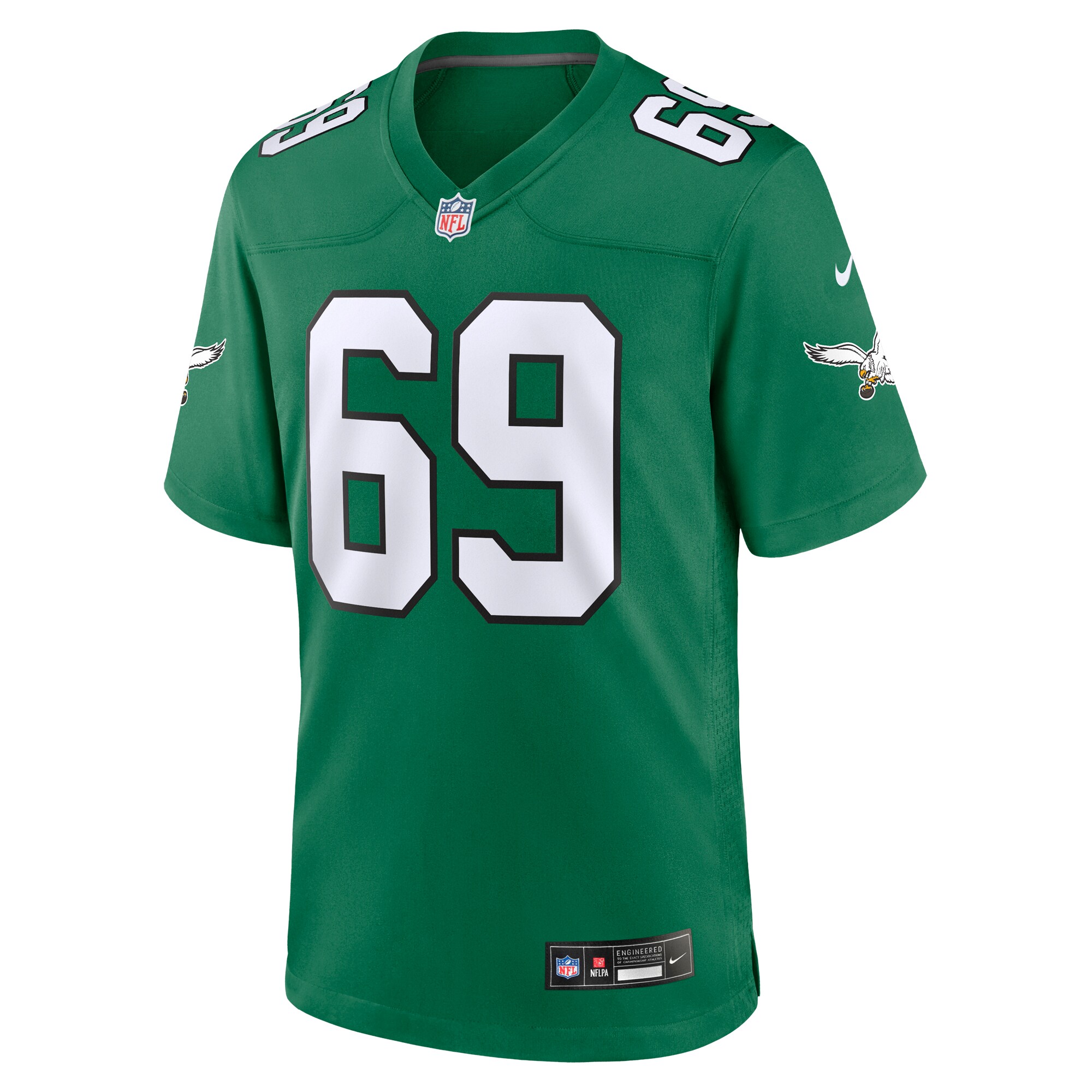 Landon Dickerson Philadelphia Eagles  Alternate Game Jersey - Kelly Green