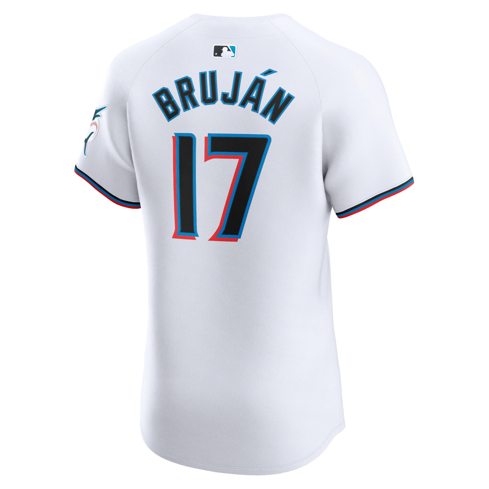 Vidal Brujan Miami Marlins  Home Elite Player Jersey - White