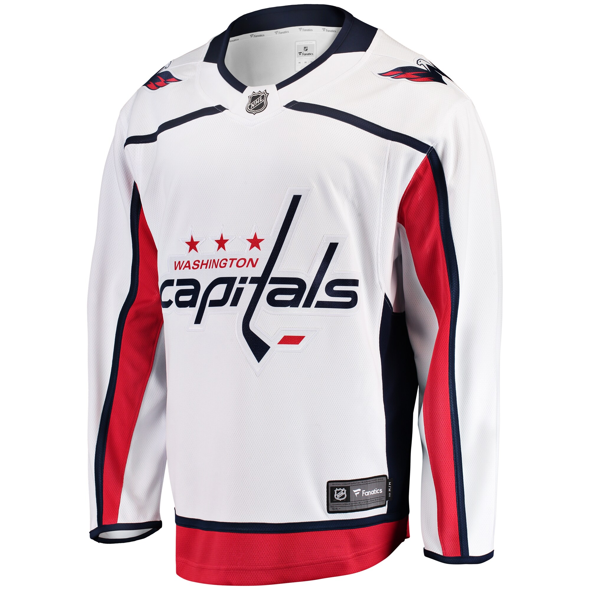 Washington Capitals Fanatics Youth Away Breakaway Jersey - White