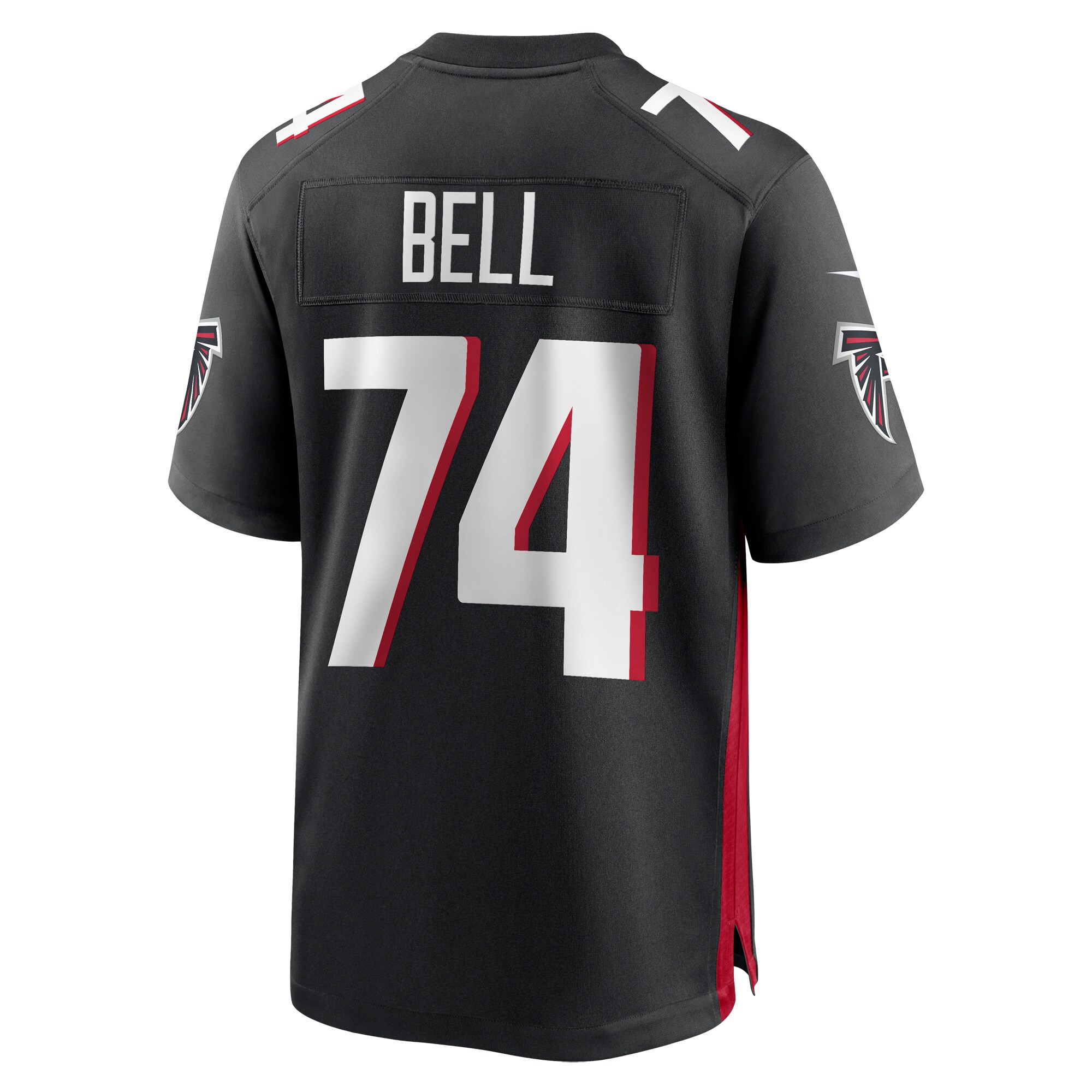 Travis Bell Atlanta Falcons  Team Game Jersey -  Black