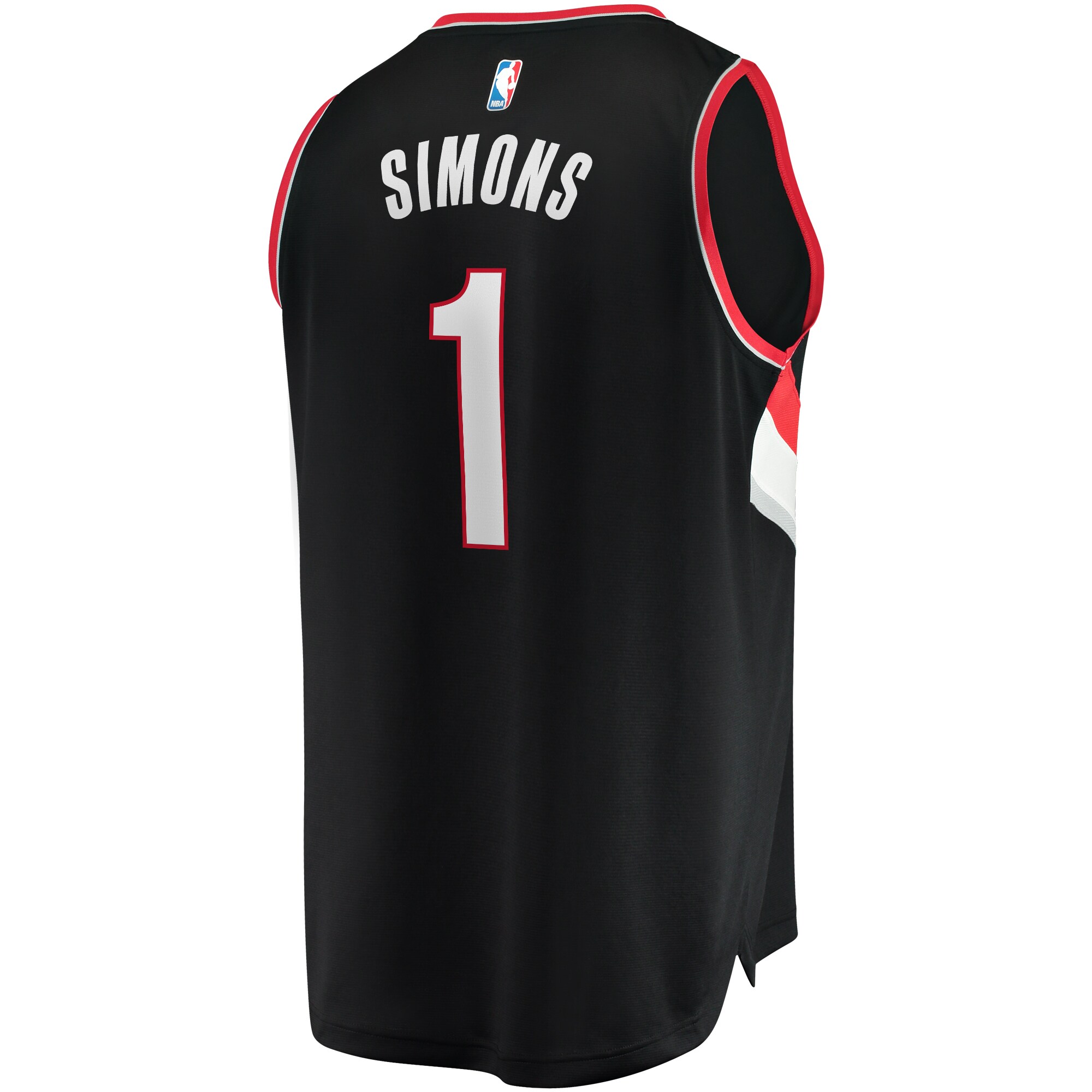 Anfernee Simons Portland Trail Blazers Fanatics Fast Break Replica Player Jersey - Icon Edition - Black