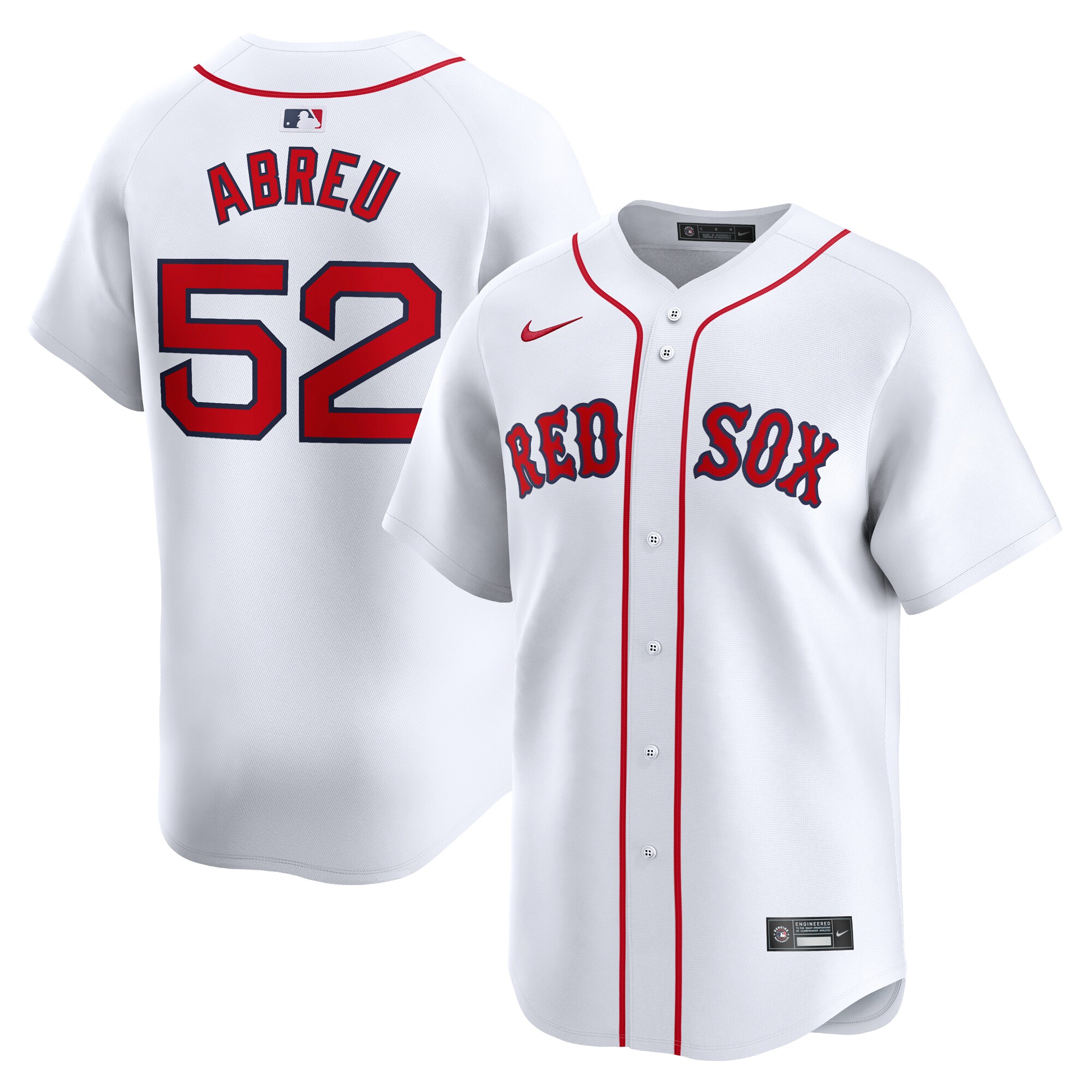 Wilyer Abreu Boston Red Sox  Home Limited Player Jersey - White
