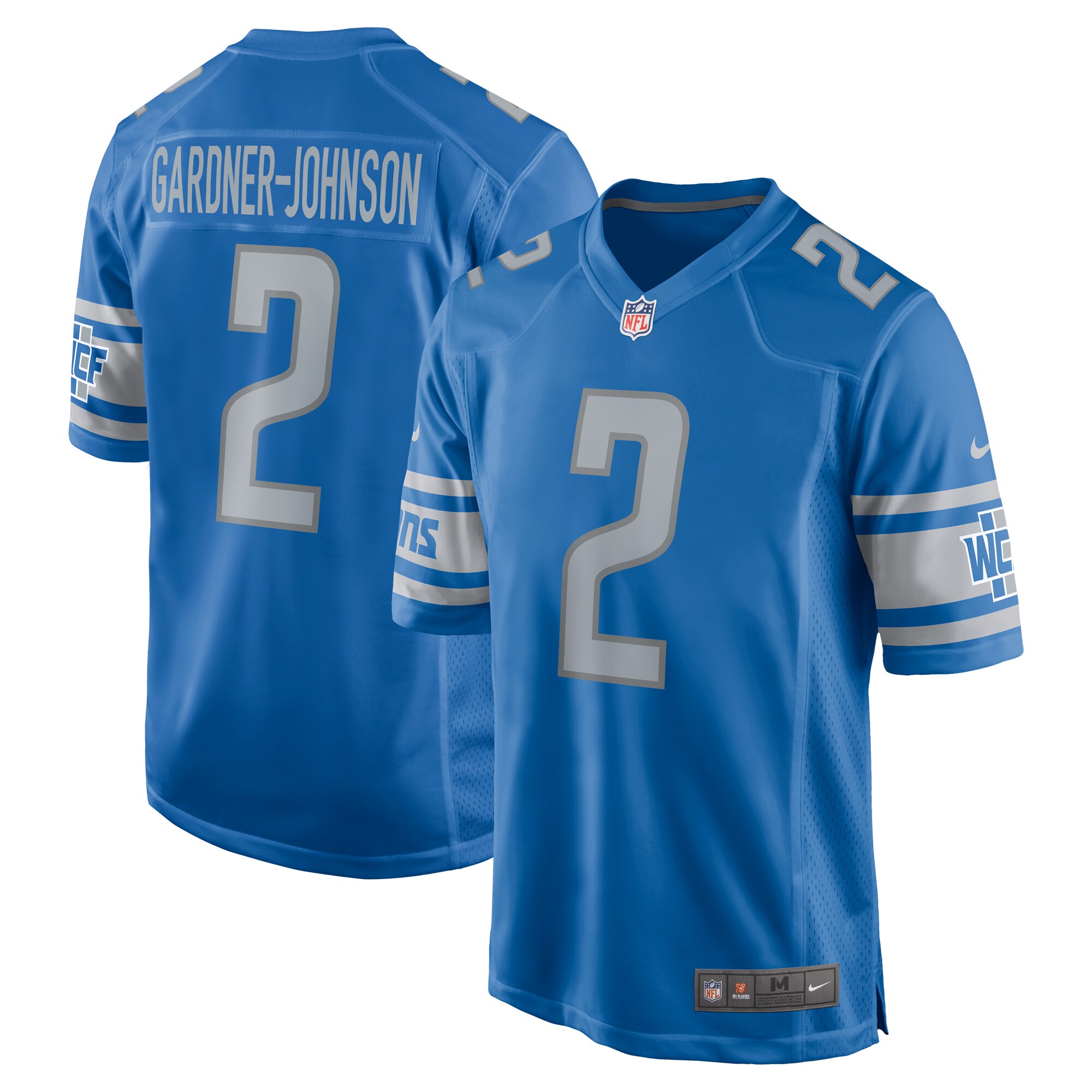 Chauncey Gardner-Johnson Detroit Lions  Game Player Jersey - Blue