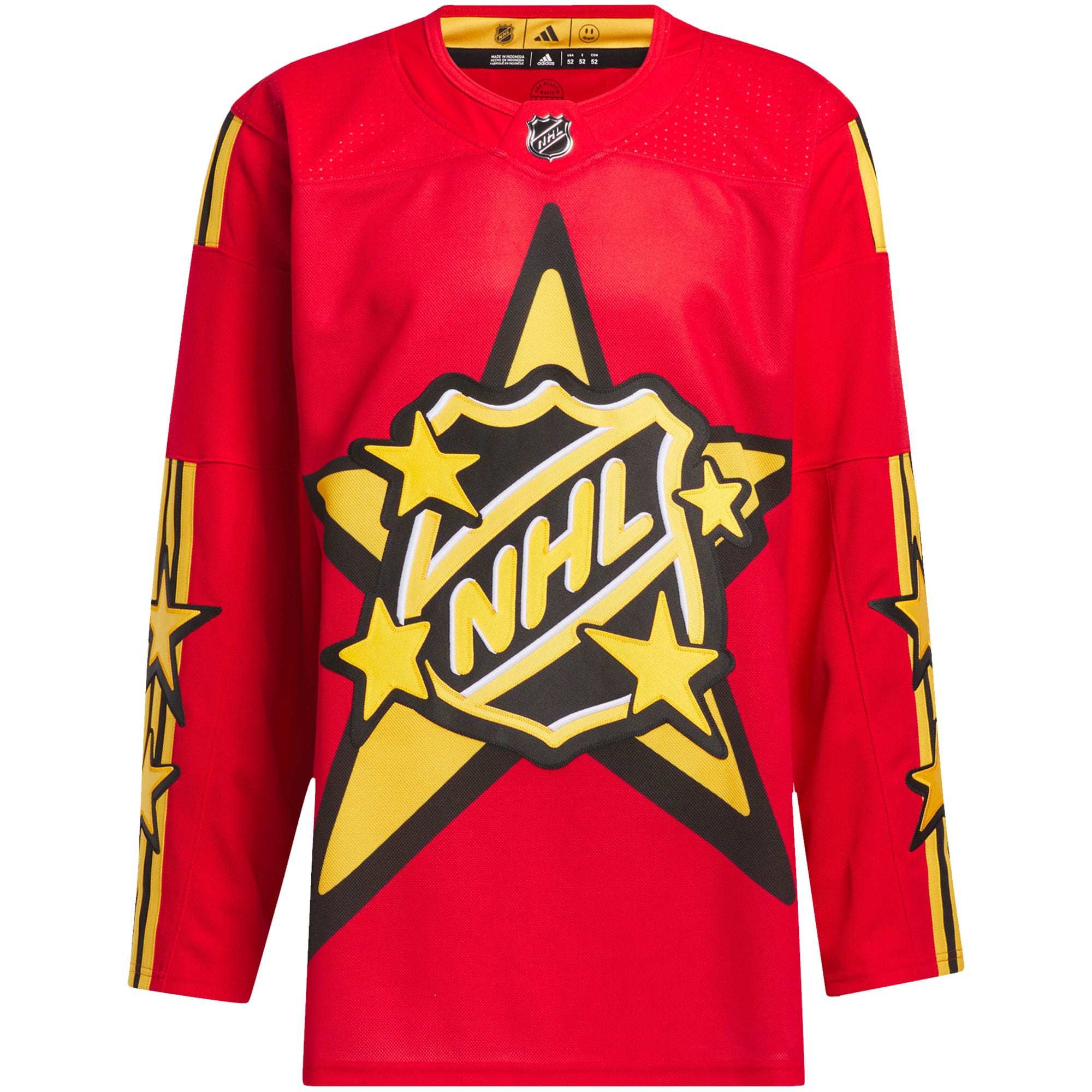 2024 NHL All-Star Game adidas x drew house Primegreen Authentic Jersey - Red