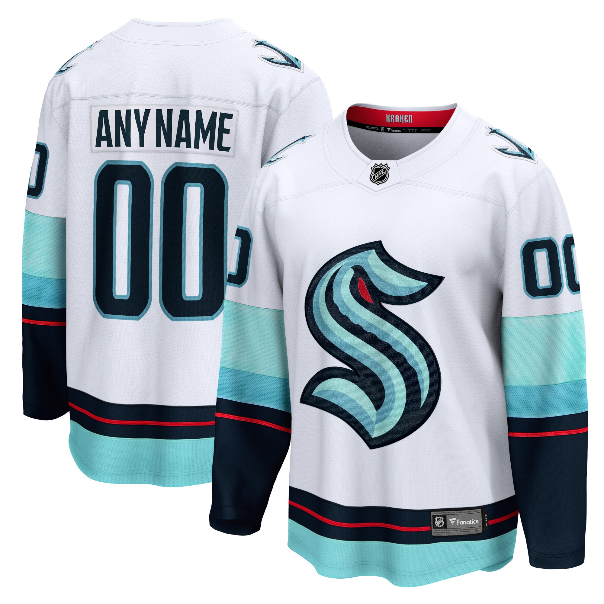 Fanatics Away Breakaway Custom Jersey - White