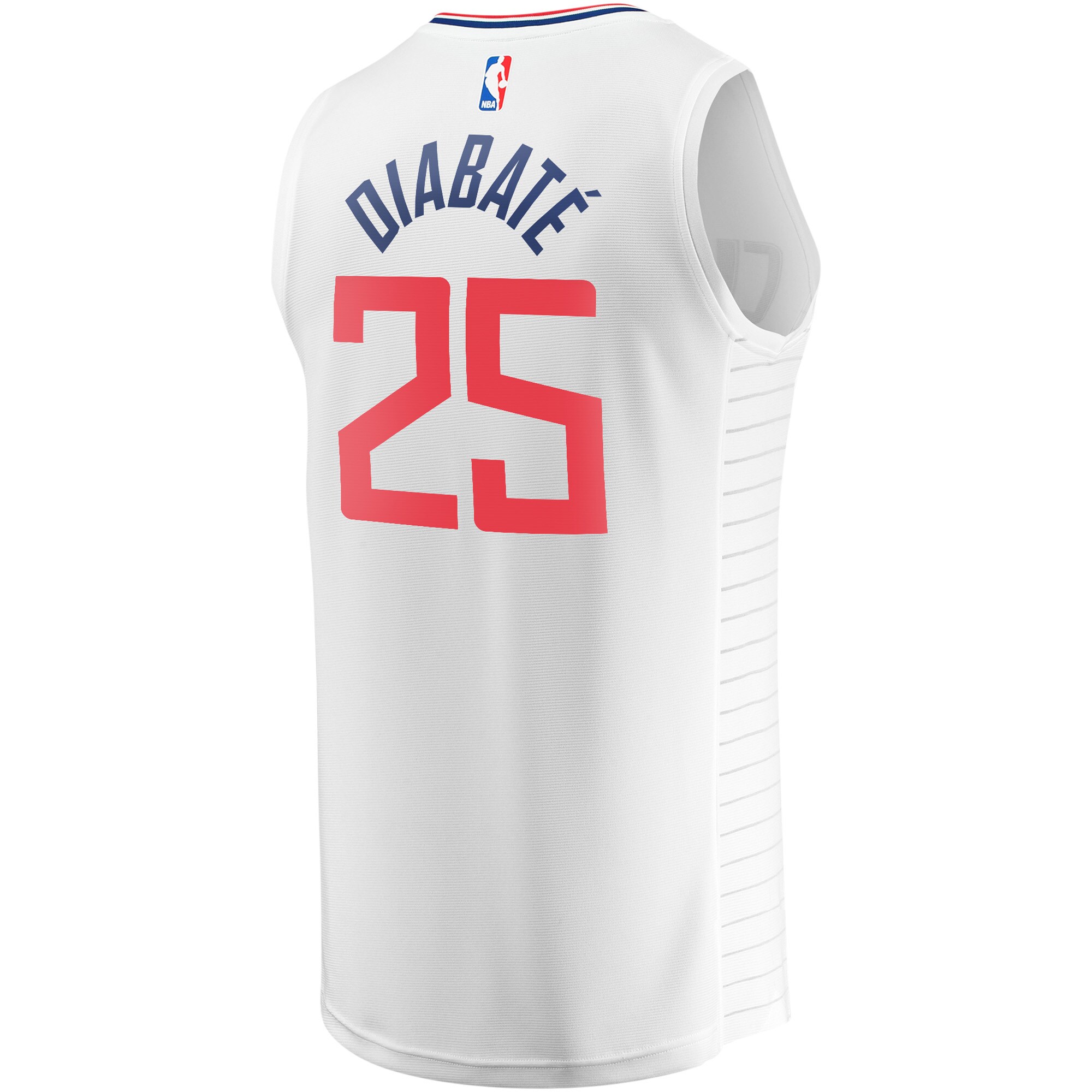 Moussa Diabat\u00c3\u00a9 LA Clippers Fanatics Youth Fast Break Player Jersey - Association Edition - White