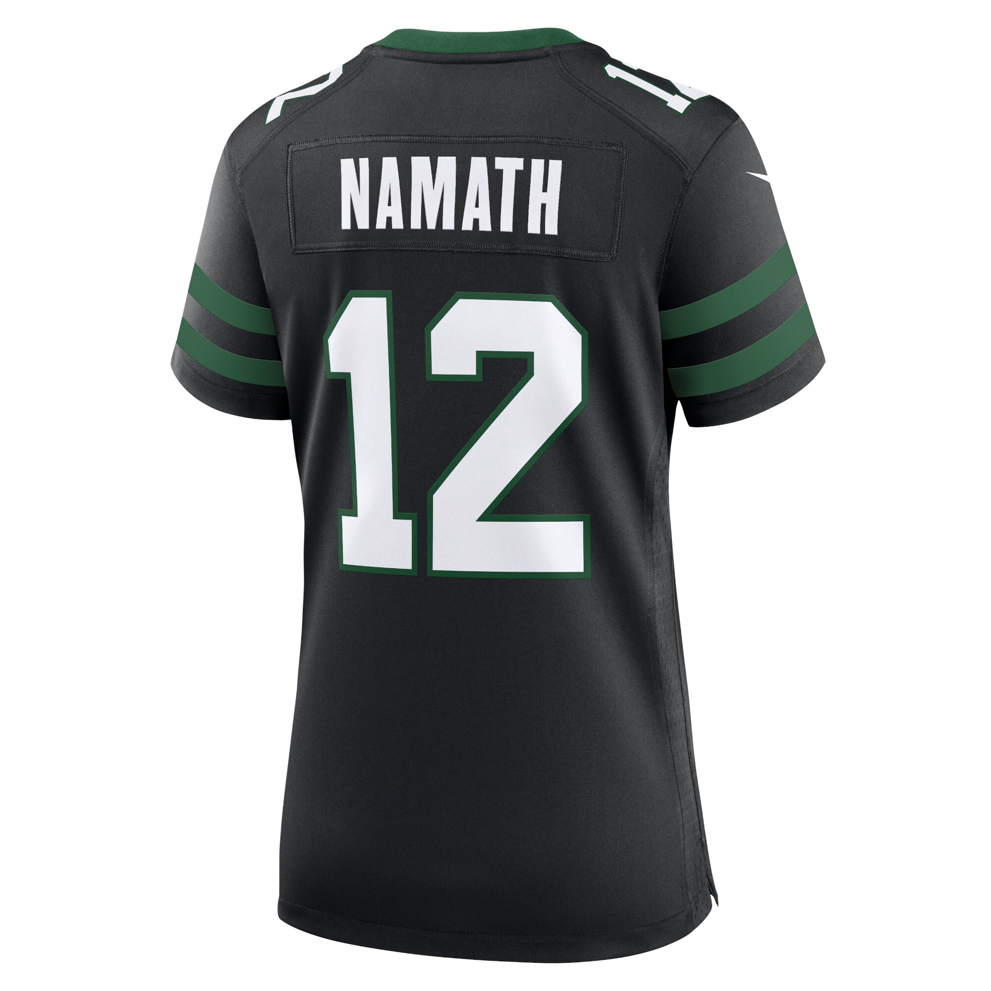 Joe Namath New York Jets  Women's Retired Player Alternate Game Jersey - Legacy Black