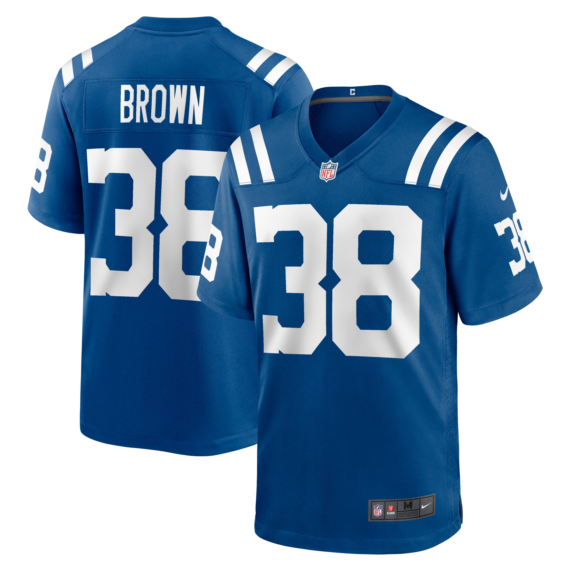 Pharaoh Brown Indianapolis Colts  Game Player Jersey - Royal