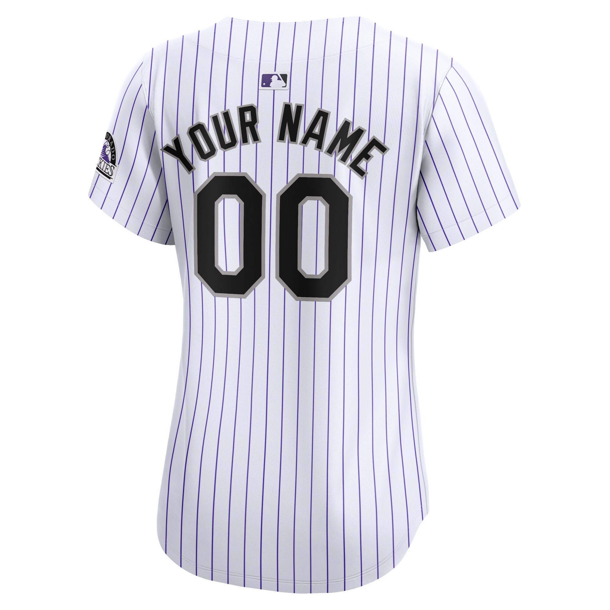 Colorado Rockies  Women's Home Limited Custom Jersey - White