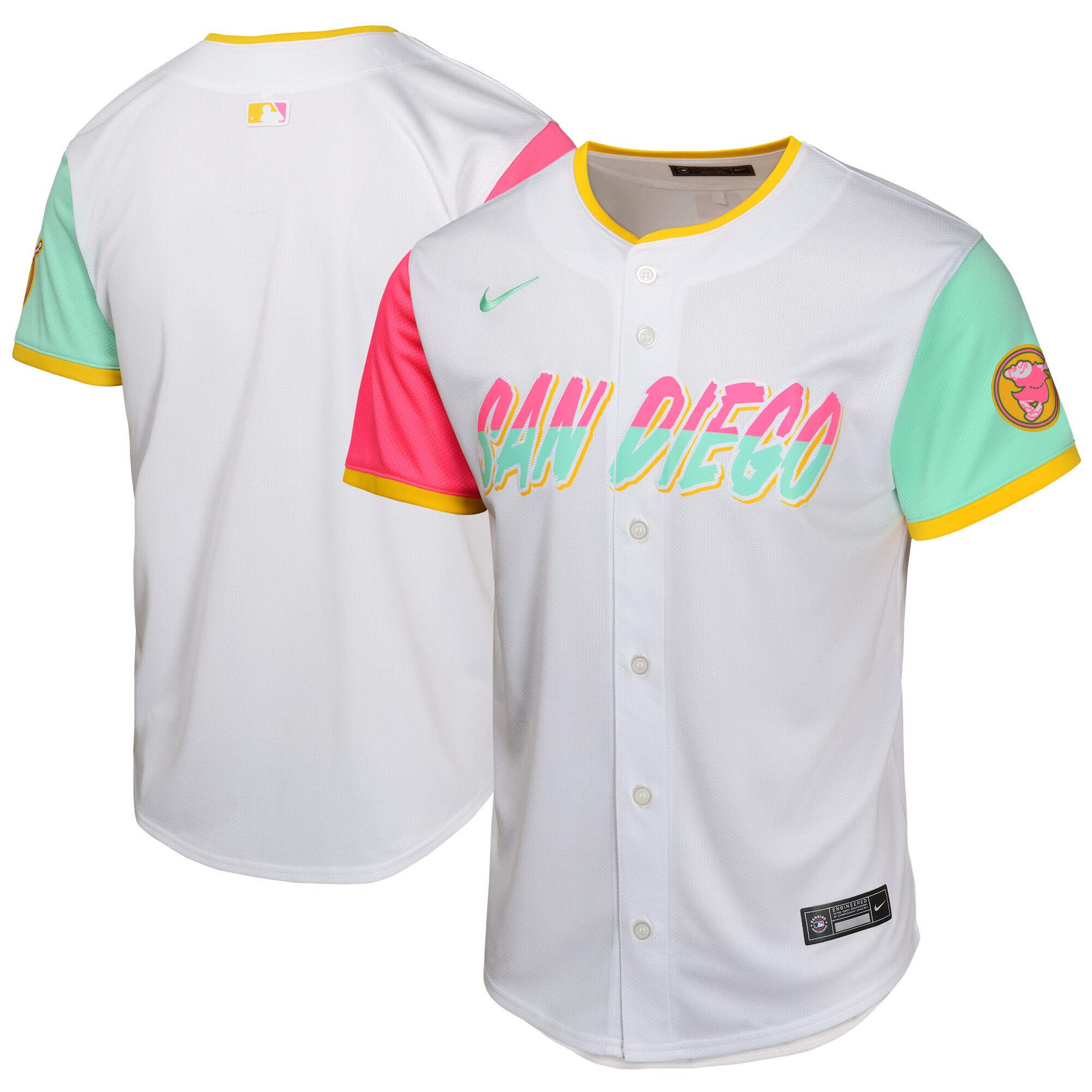 San Diego Padres  Youth City Connect Limited Jersey - White