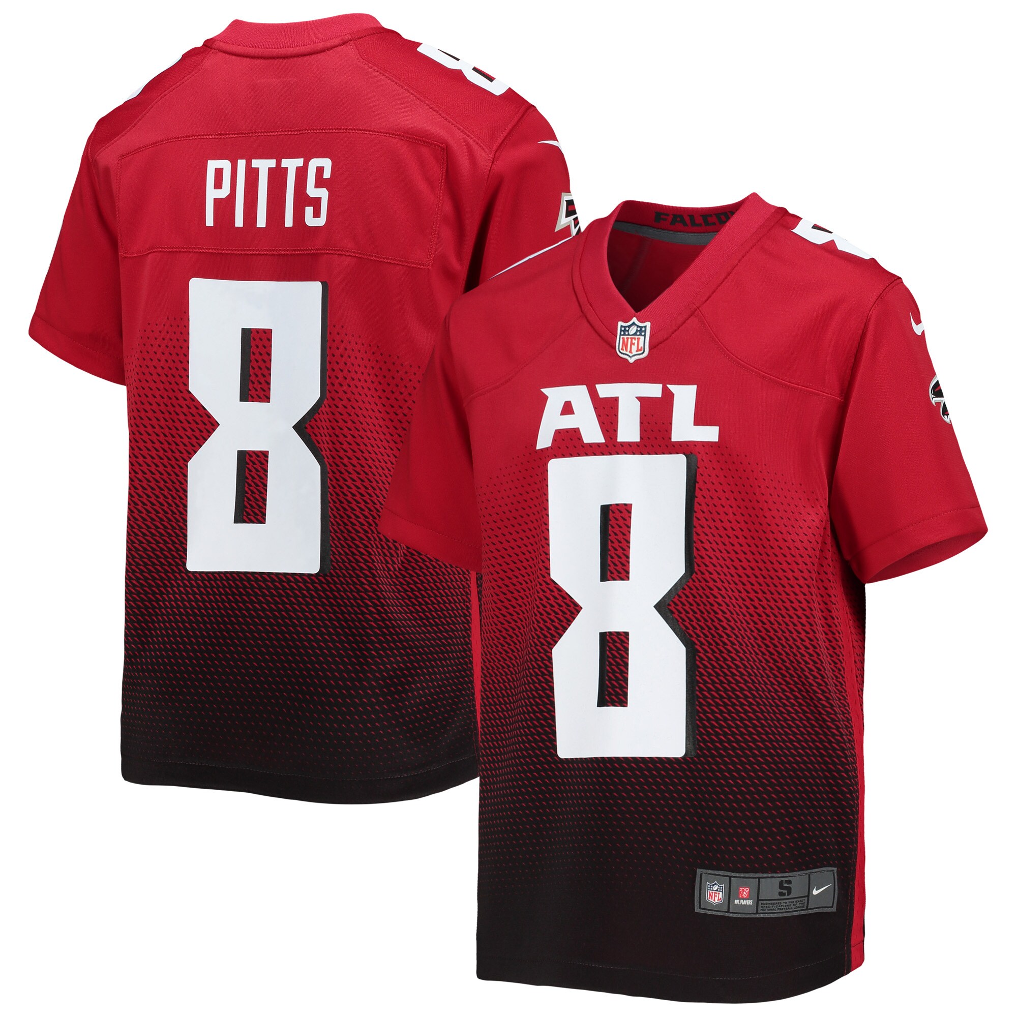 Kyle Pitts Atlanta Falcons  Youth Game Jersey - Red