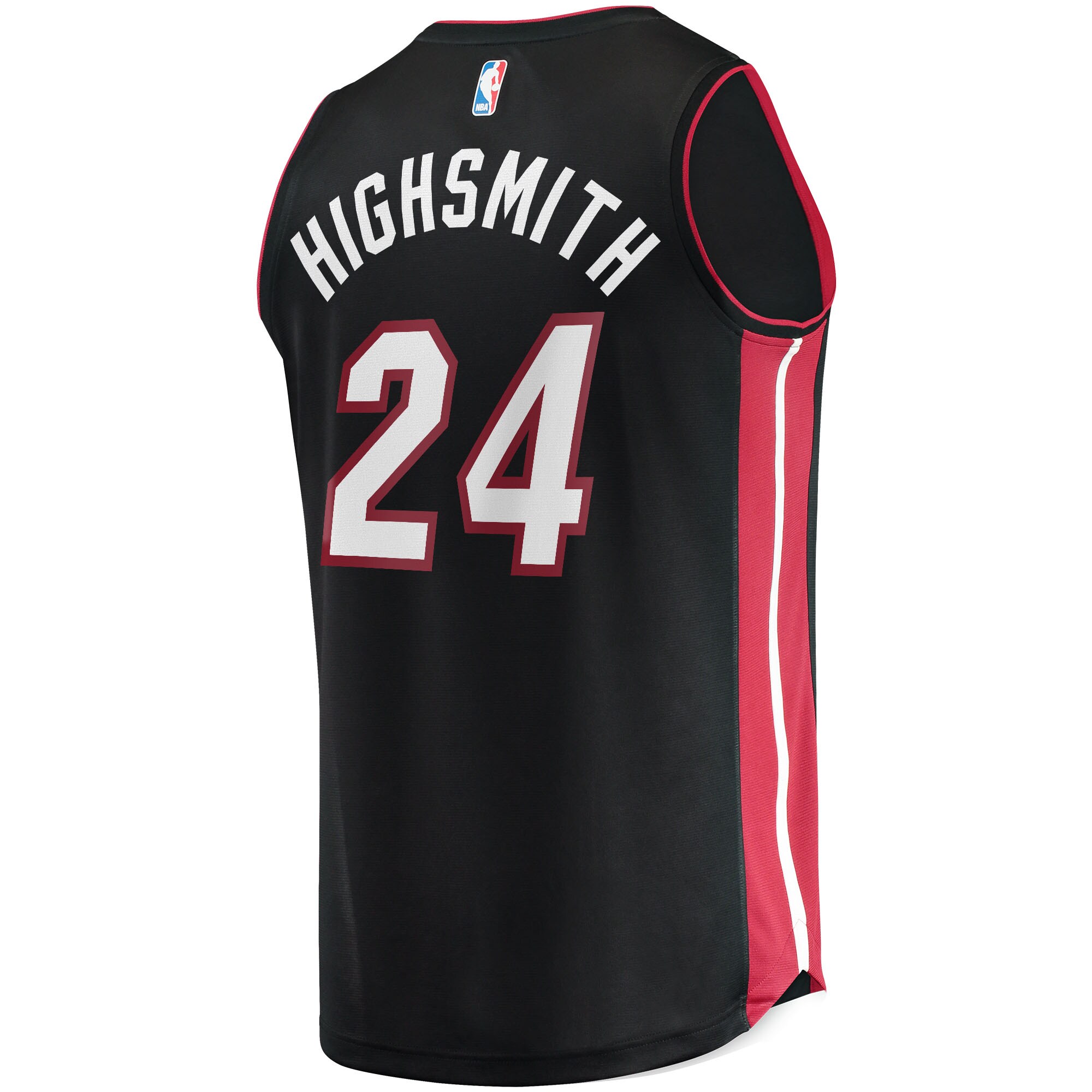 Haywood Highsmith Miami Heat Fanatics 2021\/22 Fast Break Replica Jersey - Icon Edition - Black