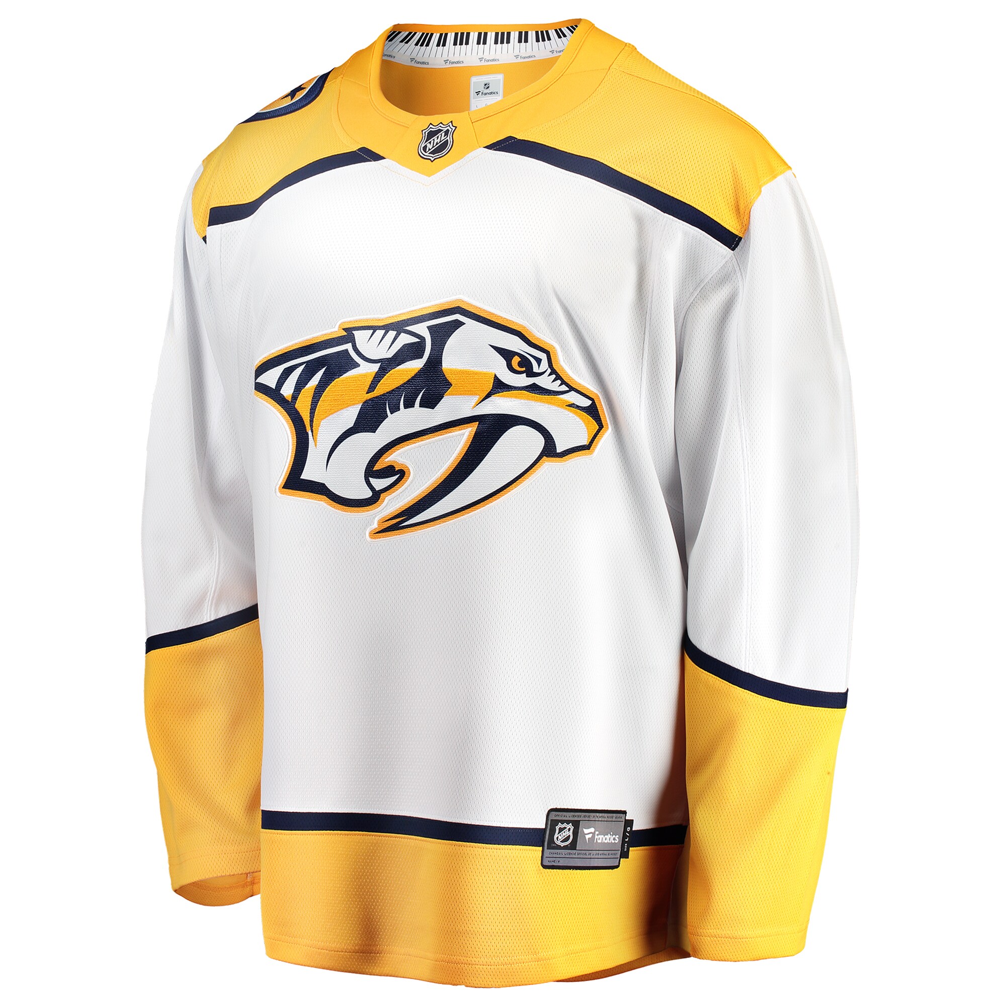 Nashville Predators Fanatics Breakaway Away Jersey - White