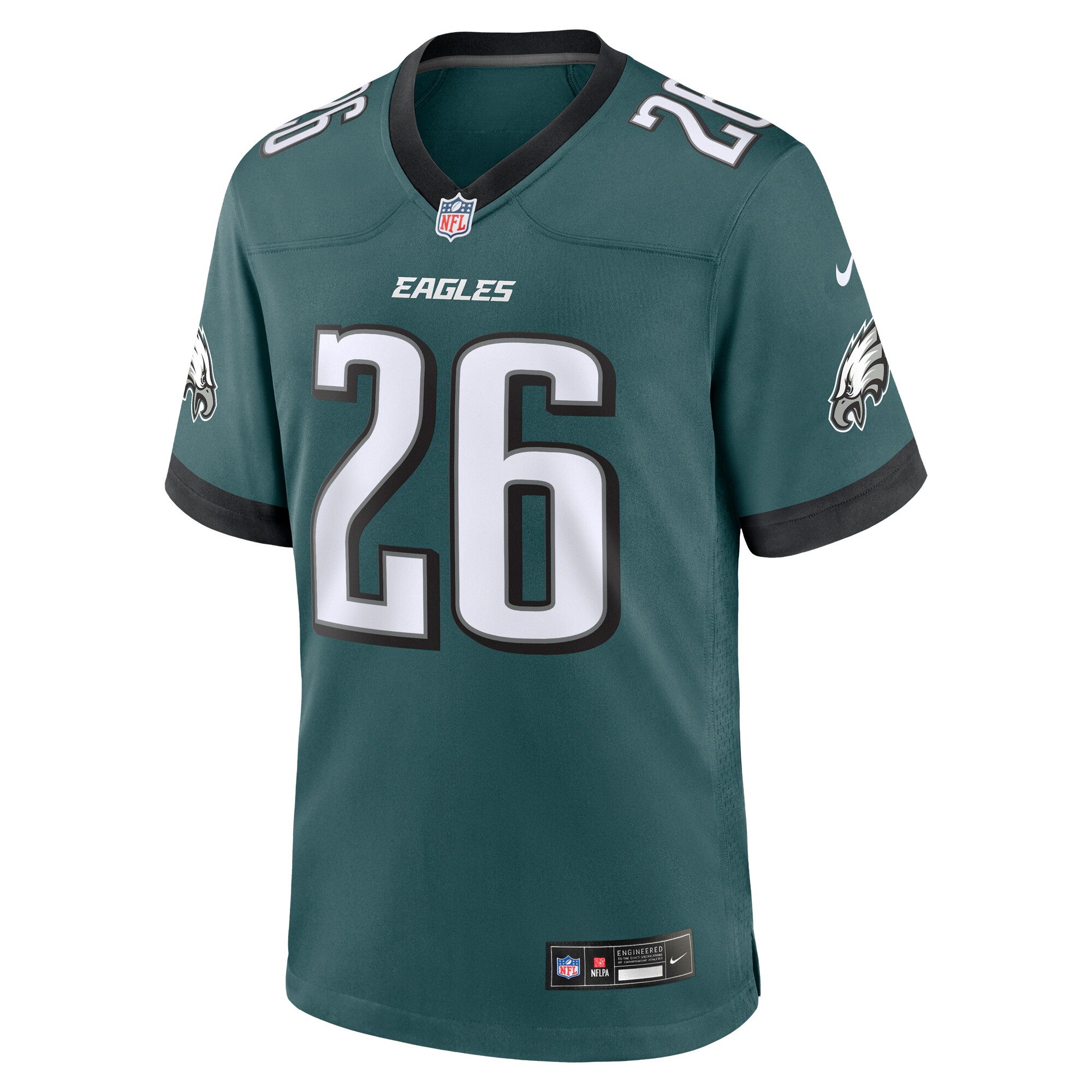 Saquon Barkley Philadelphia Eagles  Game Player Jersey - Midnight Green