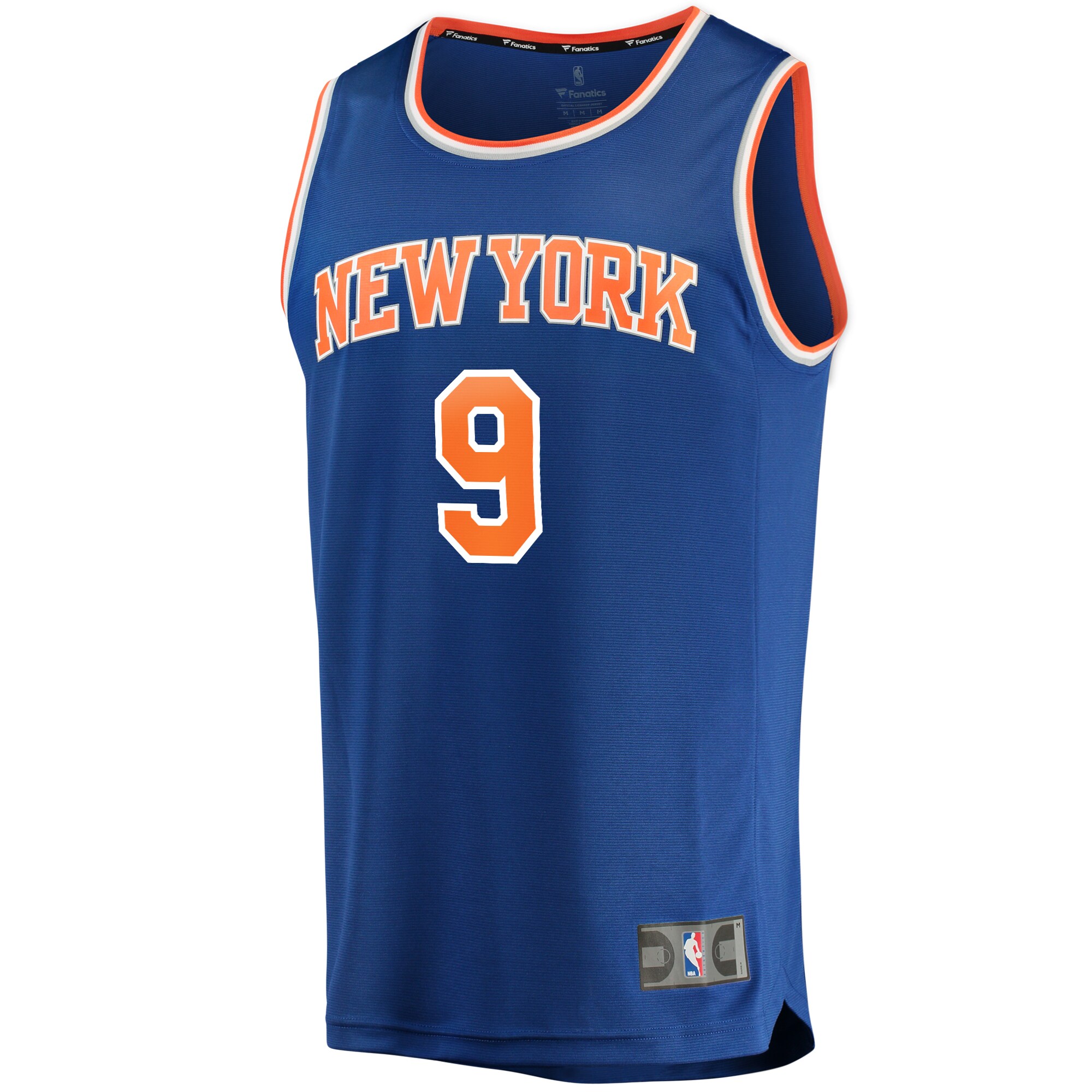 RJ Barrett New York Knicks Fanatics Fast Break Replica Jersey Royal - Icon Edition