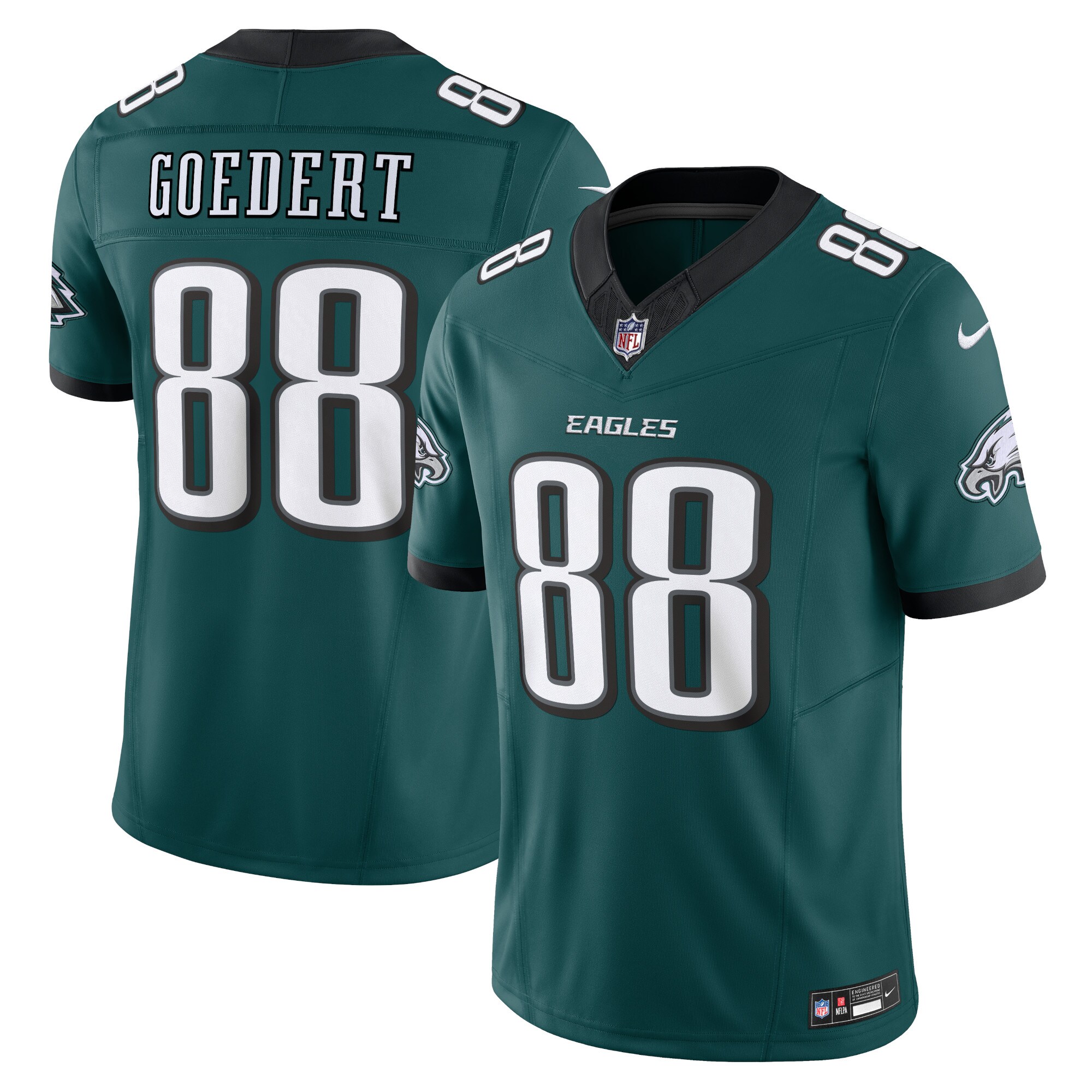 Dallas Goedert Philadelphia Eagles  Vapor F.U.S.E. Limited Jersey - Midnight Green