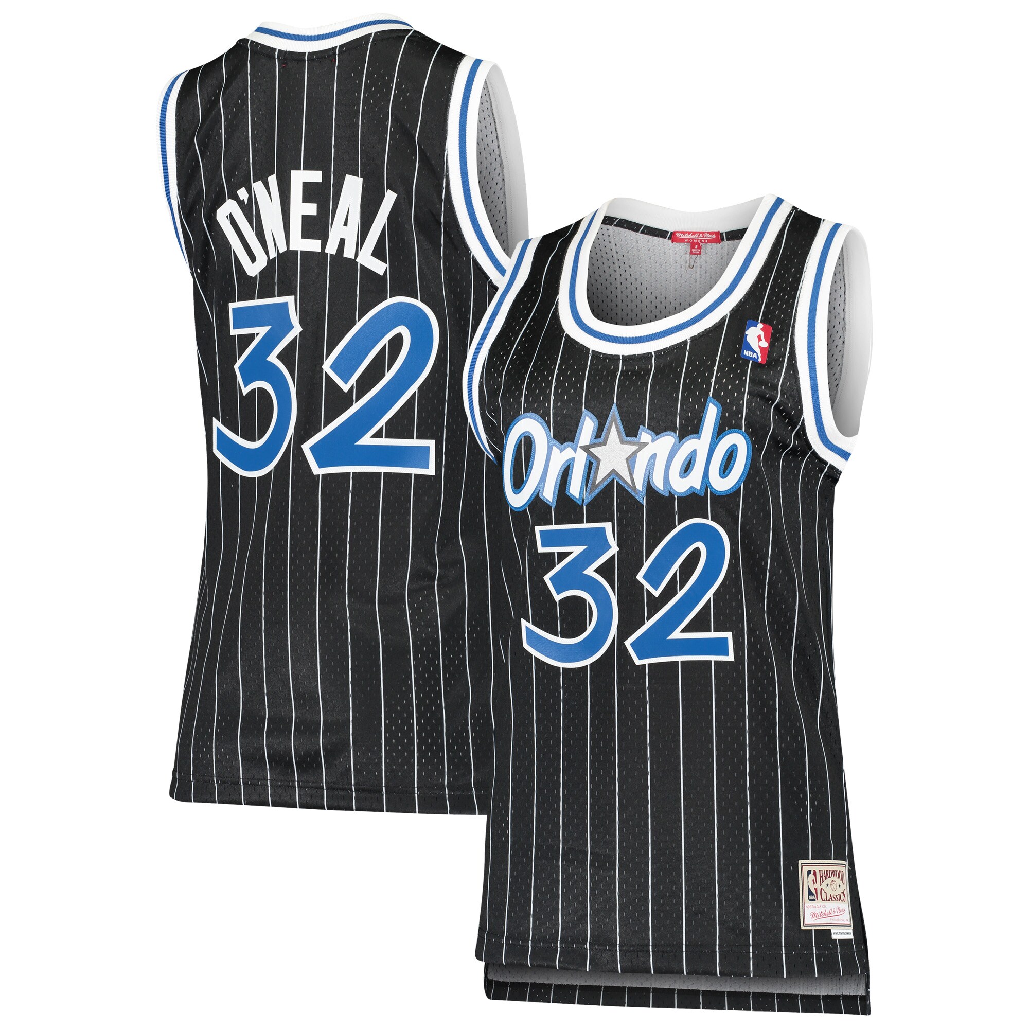 Shaquille O'Neal Orlando Magic Mitchell & Ness Women's 1995\/96 Hardwood Classics Swingman Jersey - Black