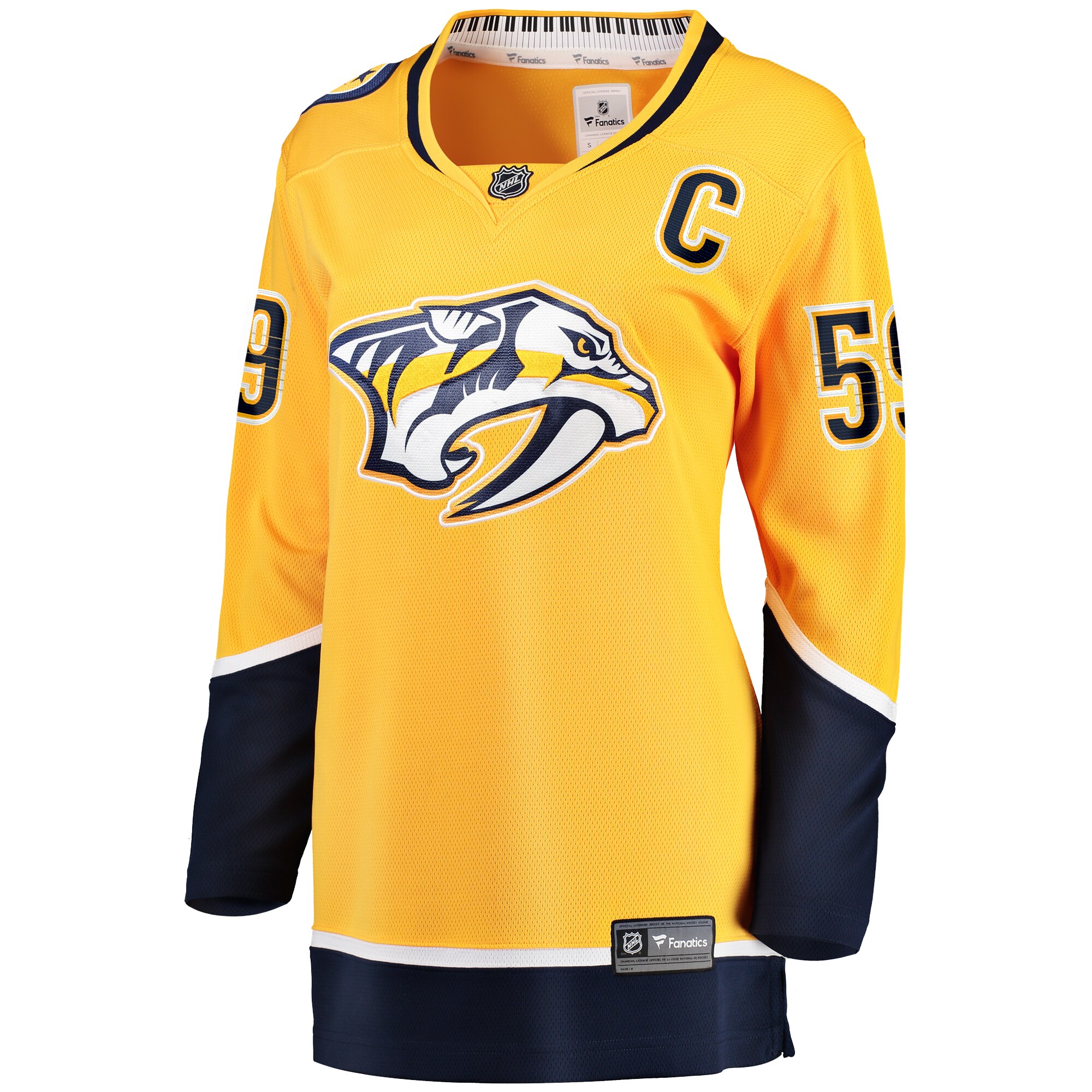 Roman Josi Nashville Predators Fanatics Women's Home Breakaway Player Jersey - Gold