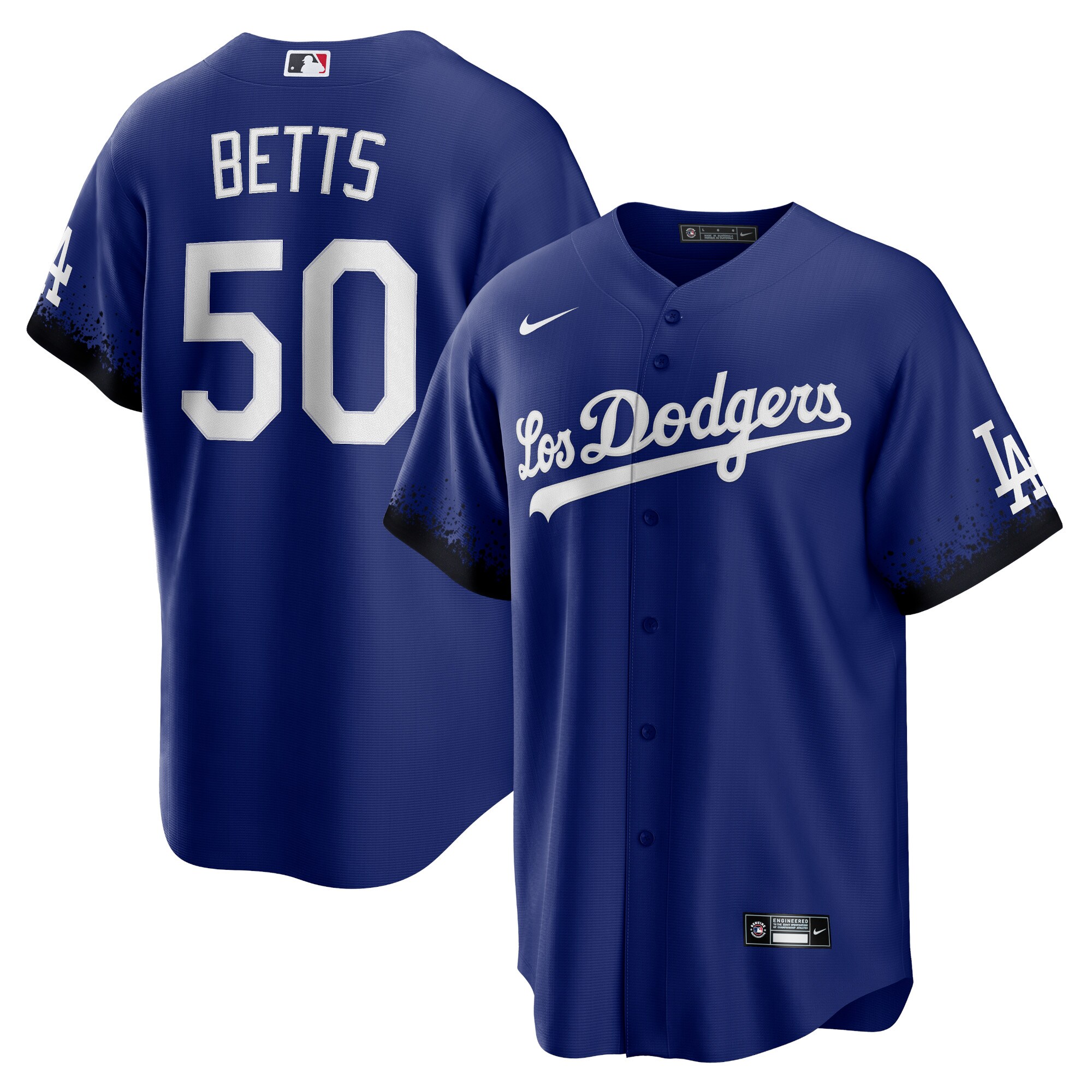 Mookie Betts Los Angeles Dodgers  City Connect Replica Player Jersey - Royal