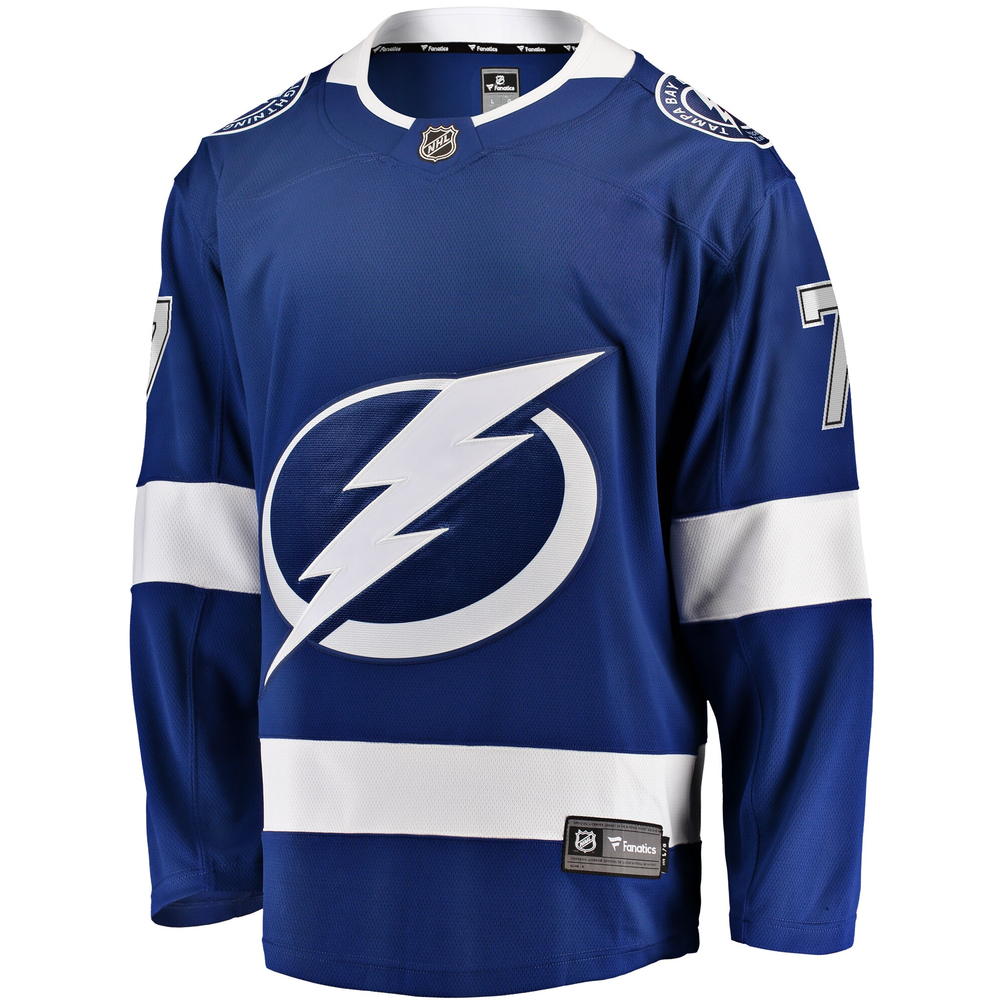 Haydn Fleury Tampa Bay Lightning Fanatics Home Premier Breakaway Player Jersey - Blue