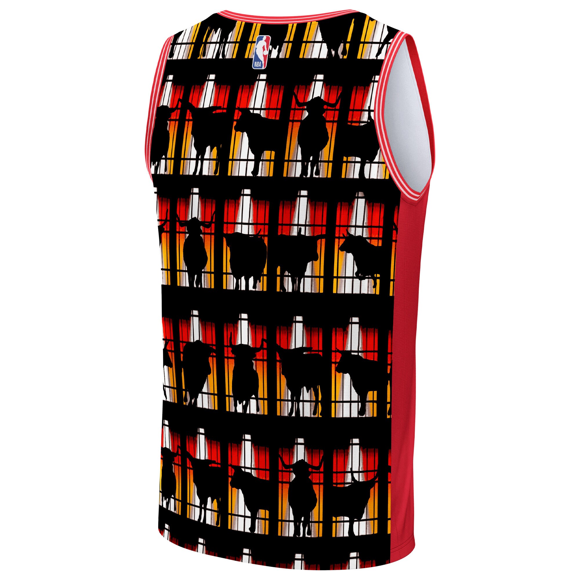 Chicago Bulls NBA & KidSuper Studios by Fanatics Unisex Hometown Jersey - Red