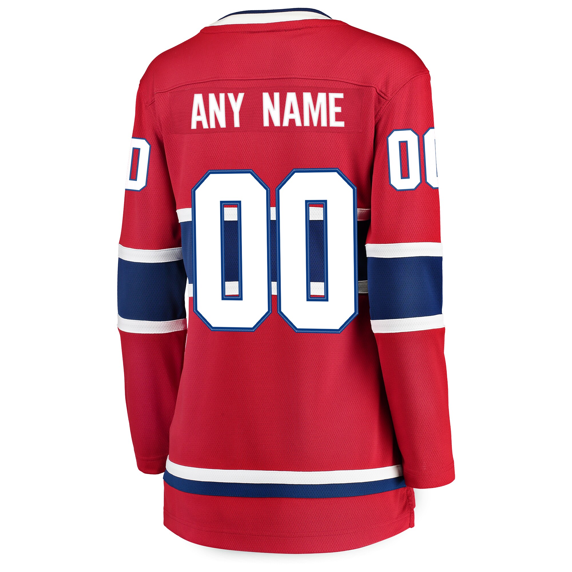 Montreal Canadiens Fanatics Women's Home Breakaway Custom Jersey - Red