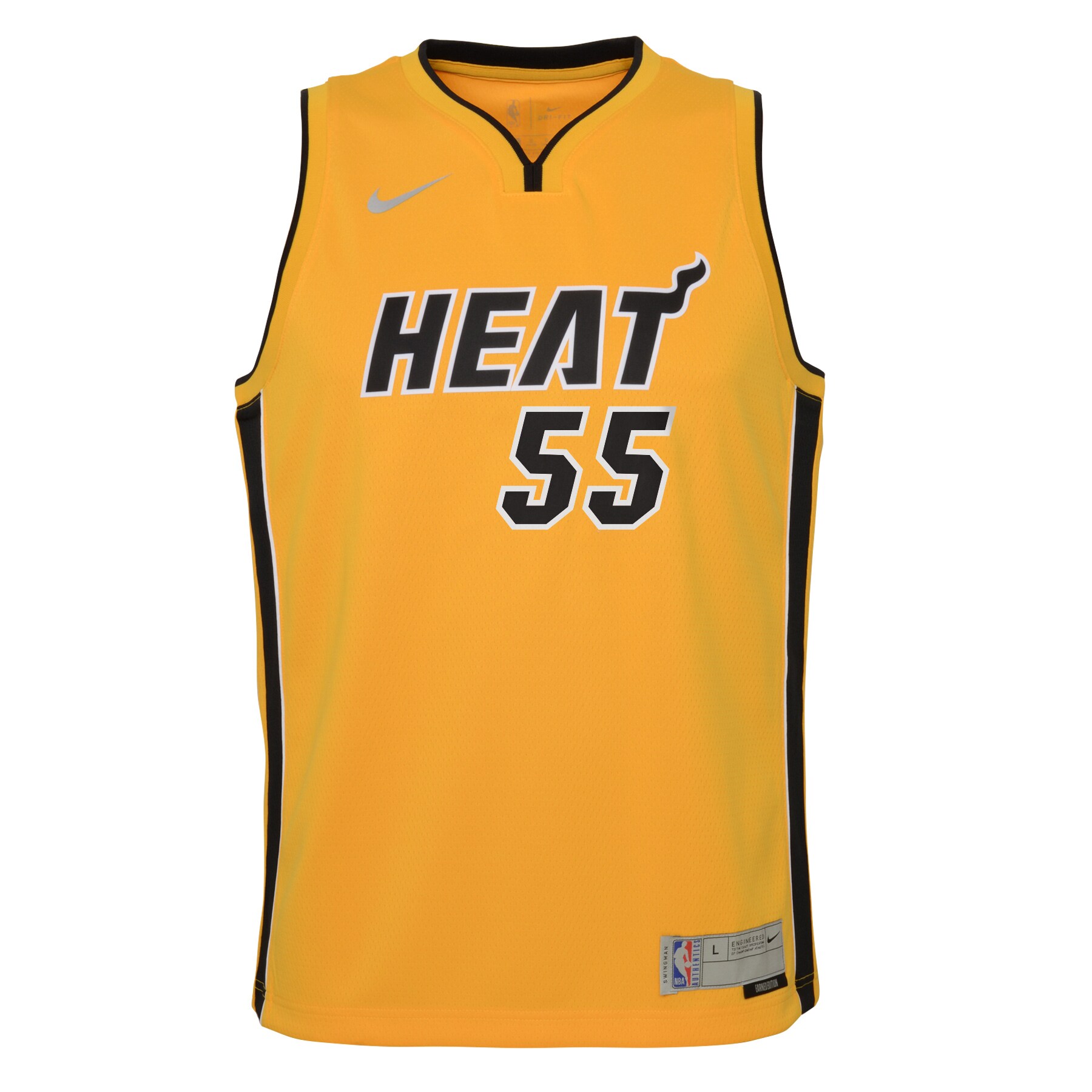 Duncan Robinson Miami Heat  Youth 2020\/21 Swingman Player Jersey Trophy Gold - Earned Edition