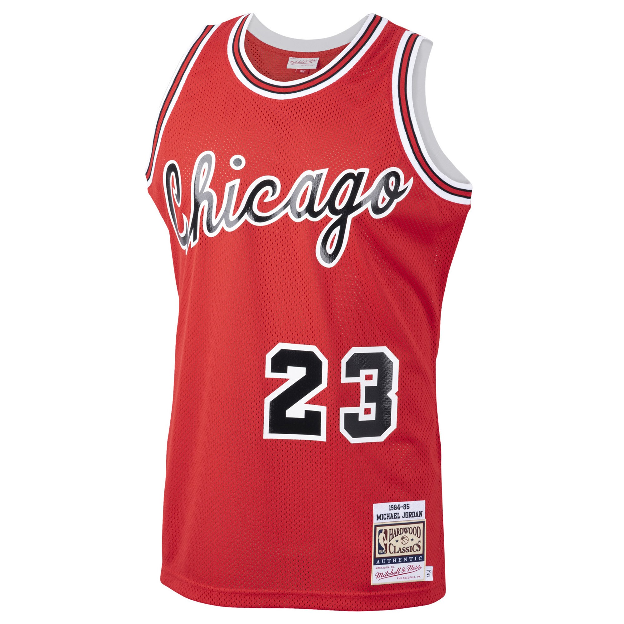 Michael Jordan Chicago Bulls Mitchell & Ness 1984\/85 Hardwood Classics Rookie Authentic Jersey - Red