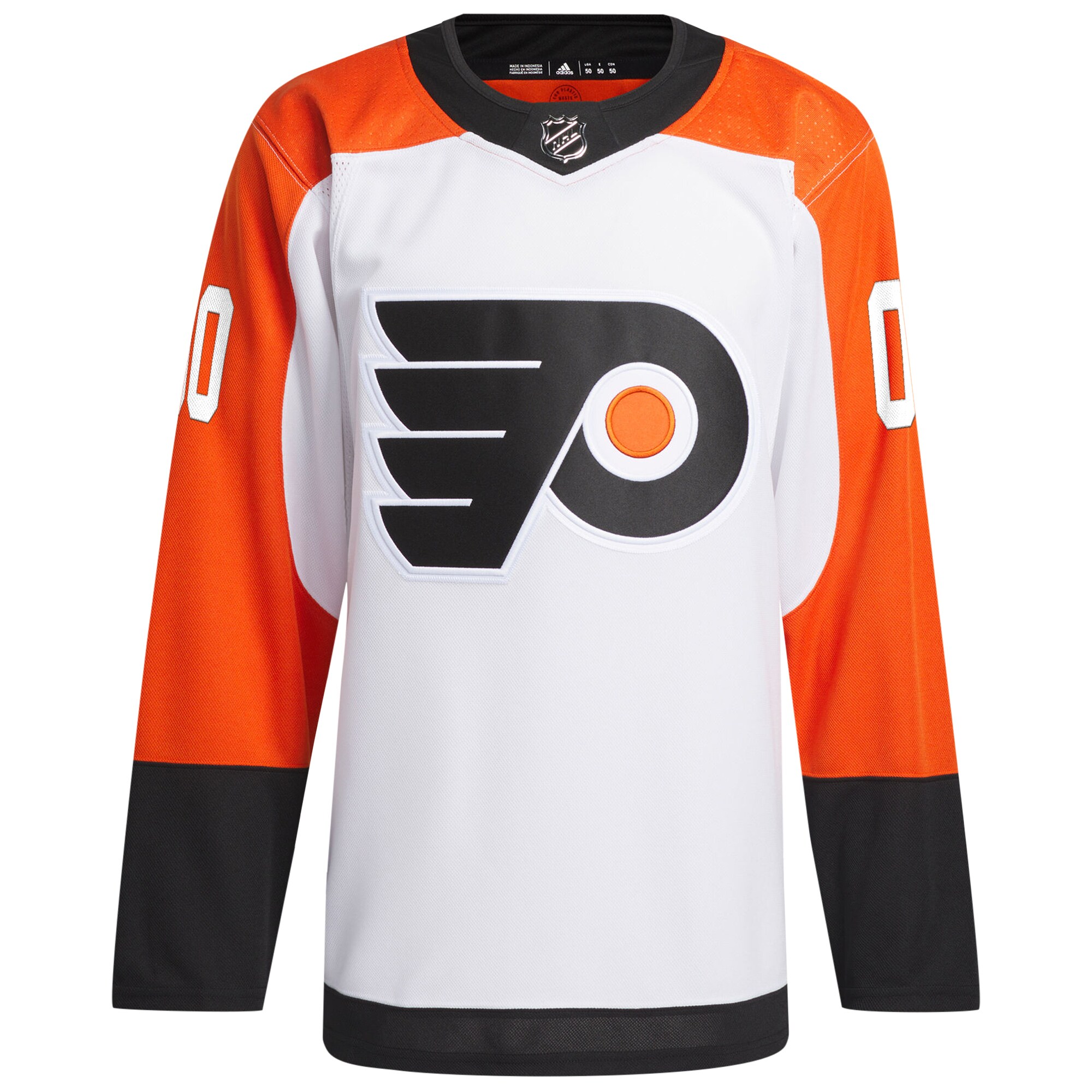 Philadelphia Flyers adidas  Away  Primegreen Authentic Custom Jersey - White