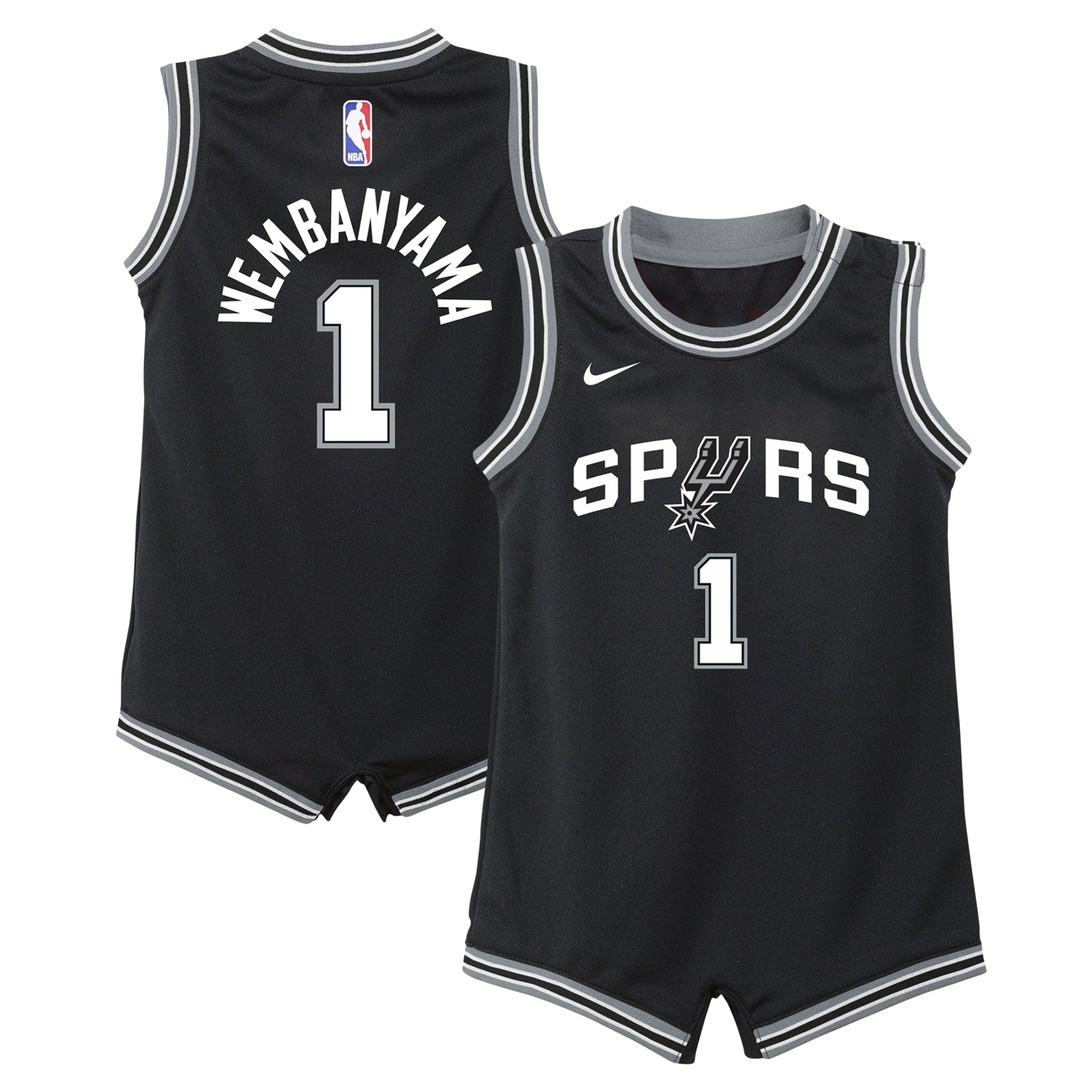 Victor Wembanyama San Antonio Spurs  Infant Swingman Player Jersey - Icon Edition - Black