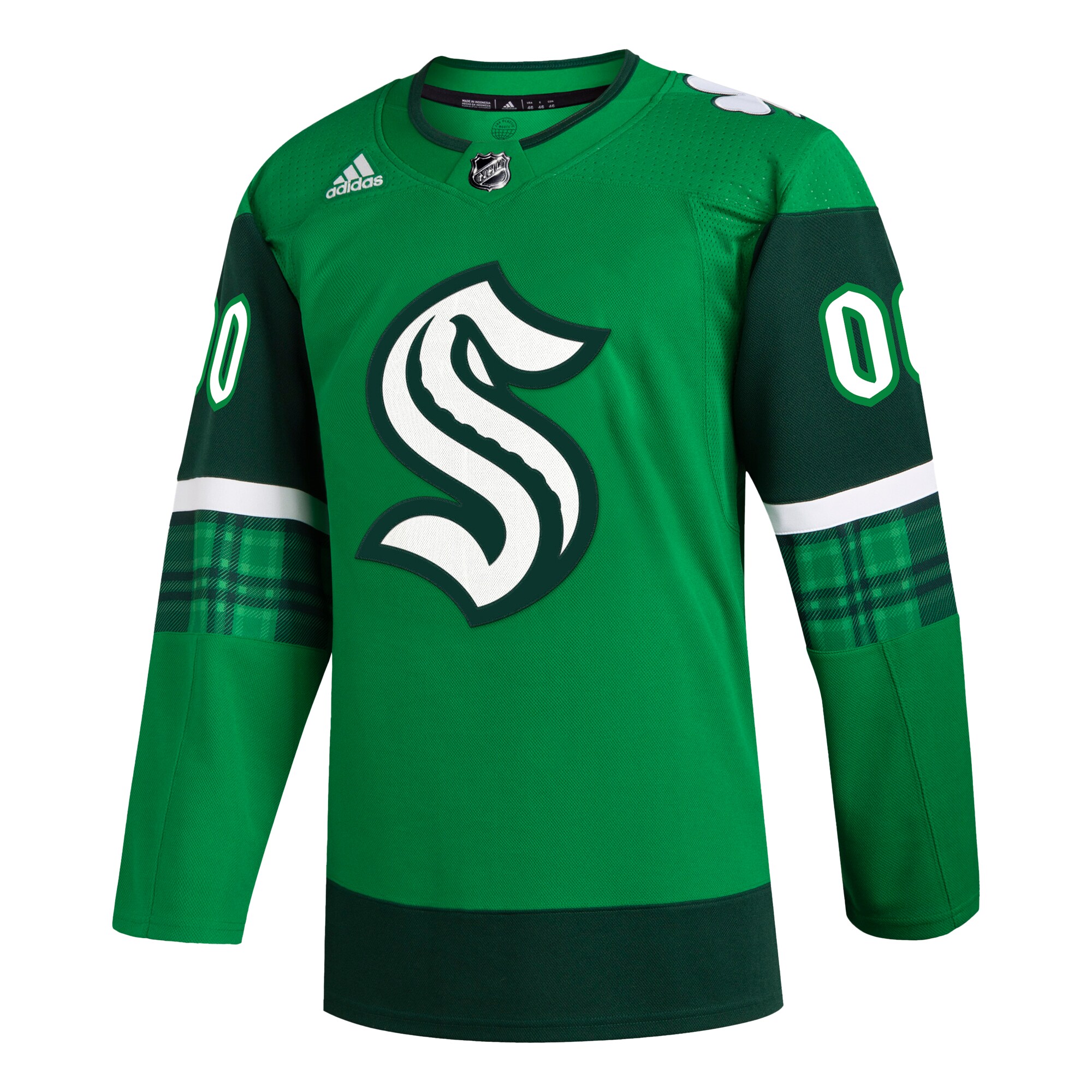 adidas St. Patrick's Day Authentic Custom Jersey - Kelly Green