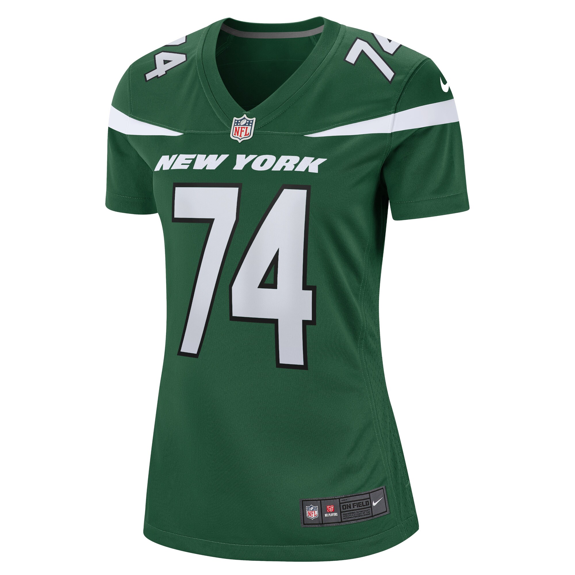 Nick Mangold New York Jets  Women's Retired Player Jersey - Gotham Green