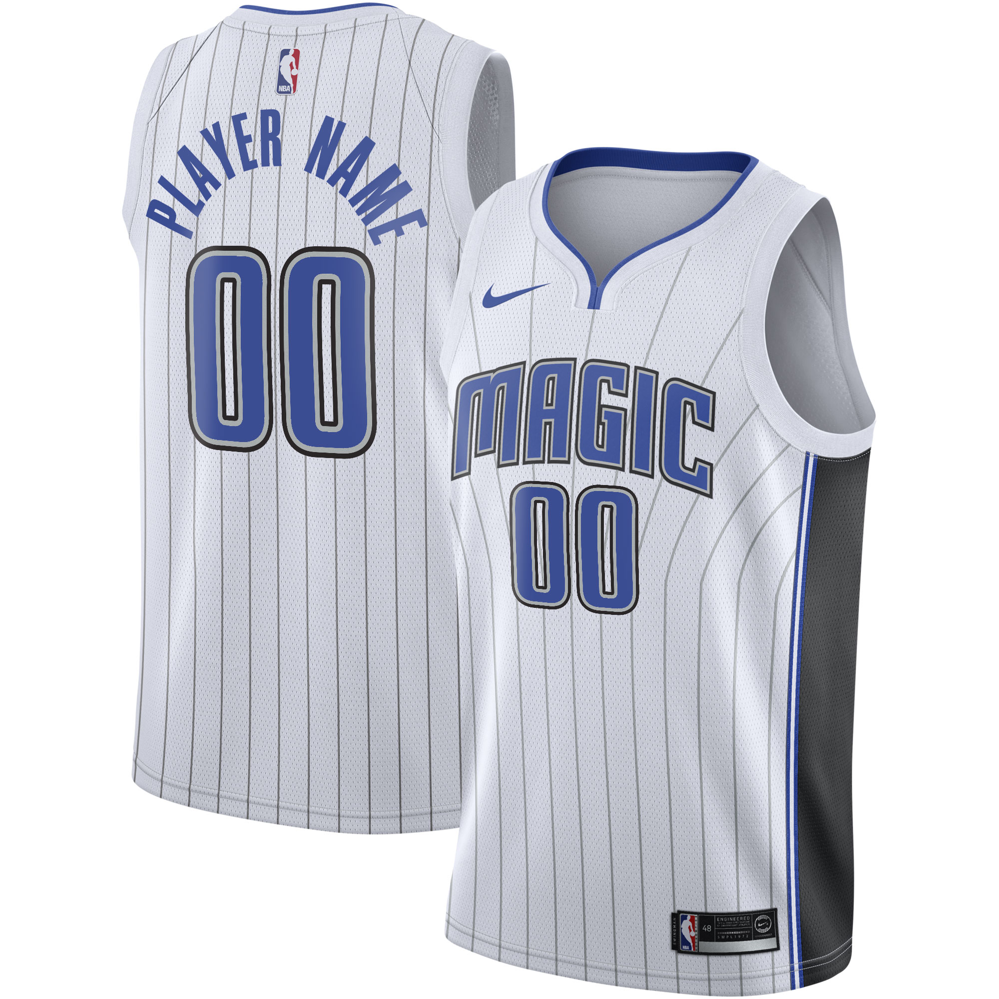 Orlando Magic  2020\/21 Swingman Custom Jersey - Association Edition - White