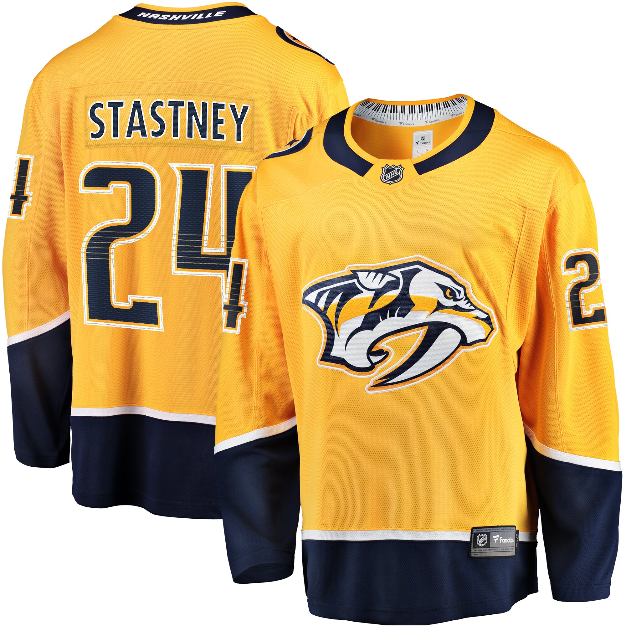 Spencer Stastney Nashville Predators Fanatics  Premier Breakaway Player Jersey - Gold