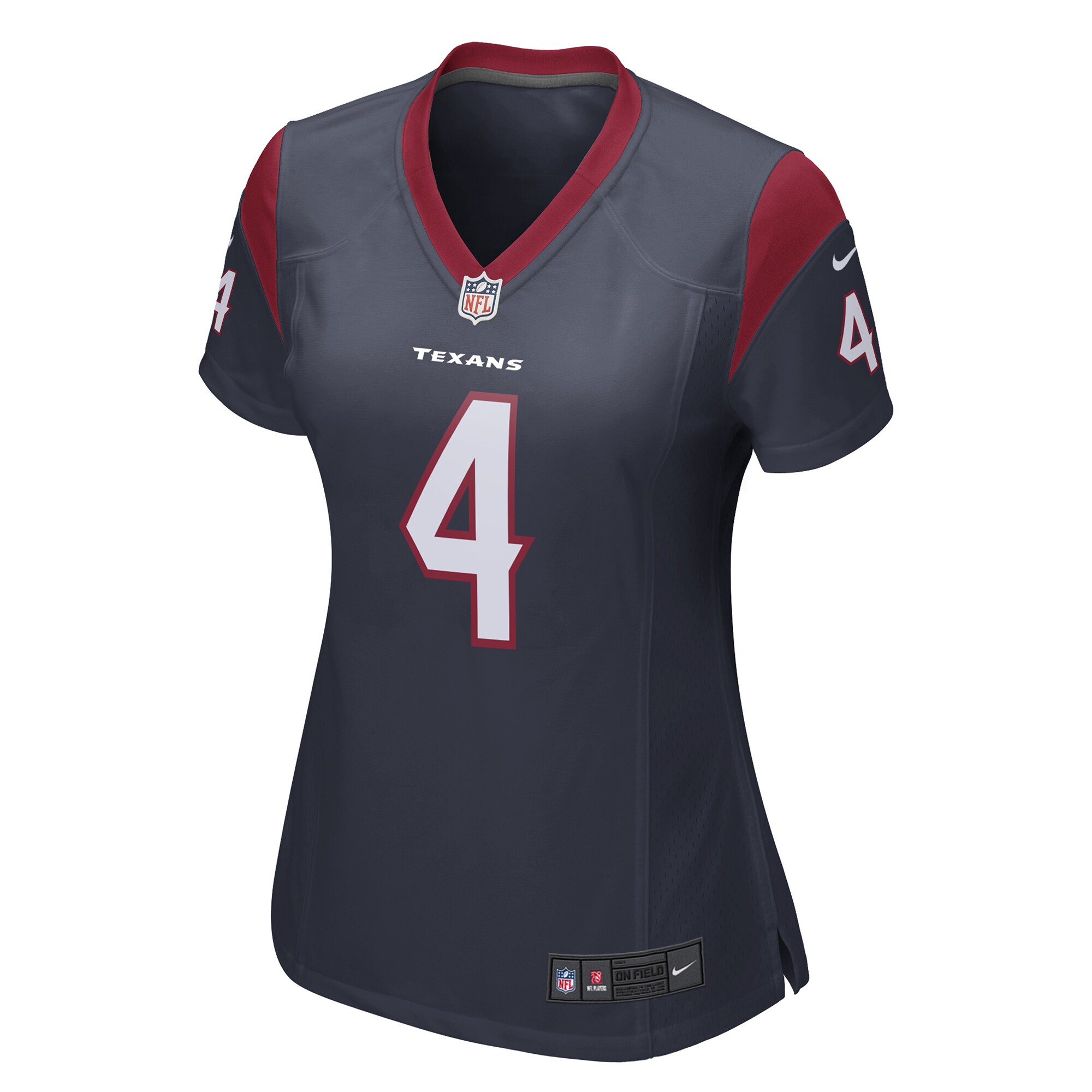 Deshaun Watson Houston Texans  Women's Player Game Jersey - Navy