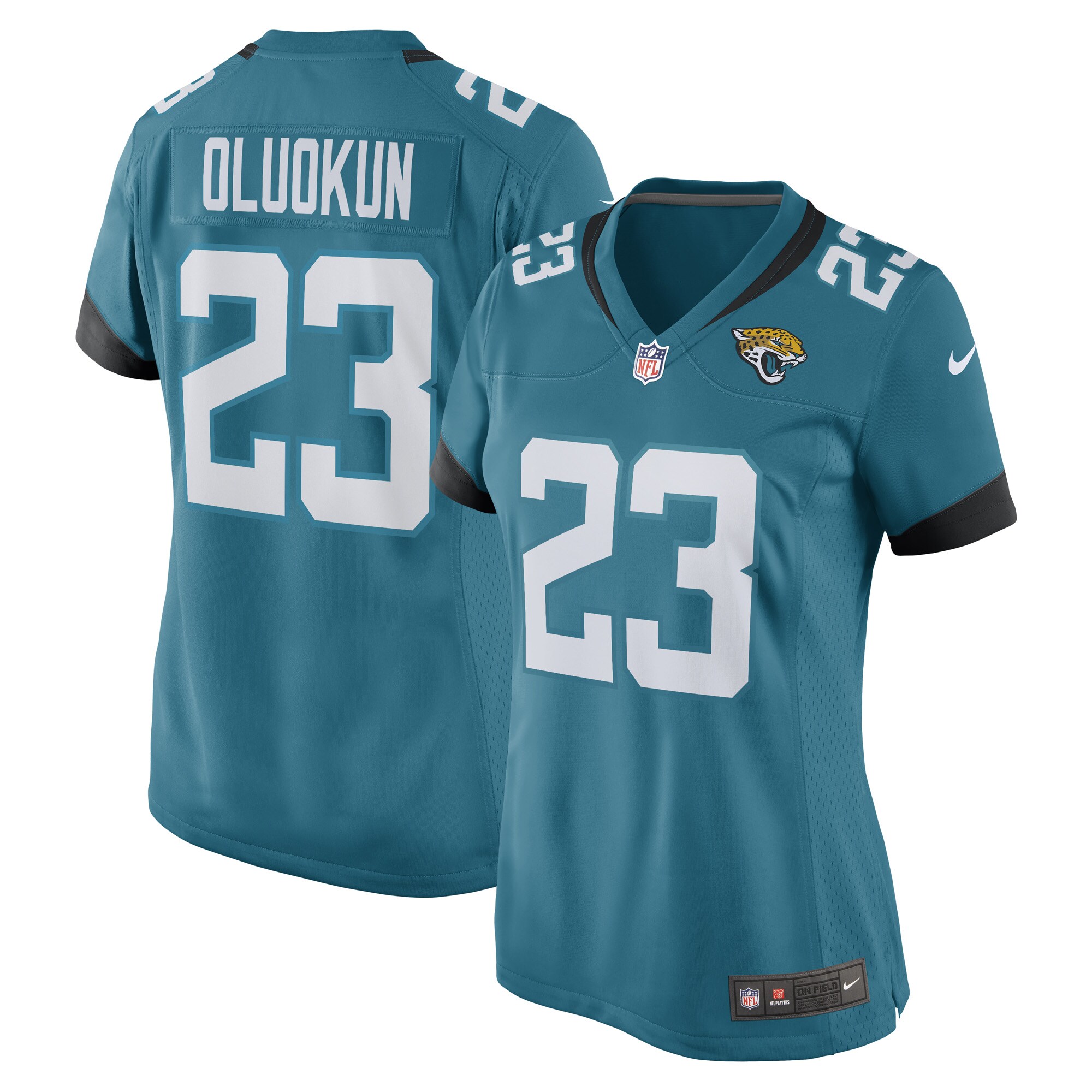 Foyesade Oluokun Jacksonville Jaguars  Women's Game Player Jersey - Teal