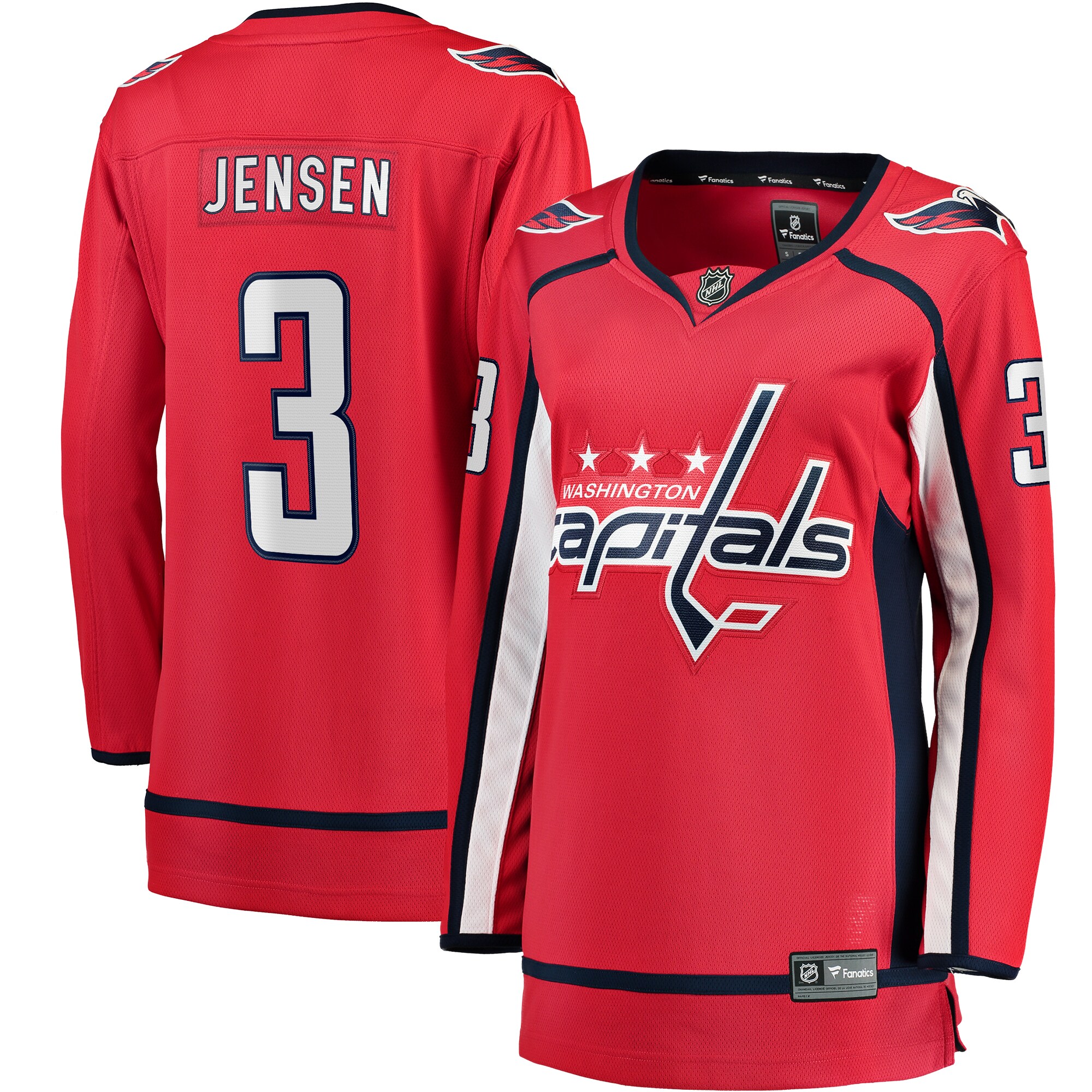 Nick Jensen Washington Capitals Fanatics Women's Home Breakaway Player Jersey - Red