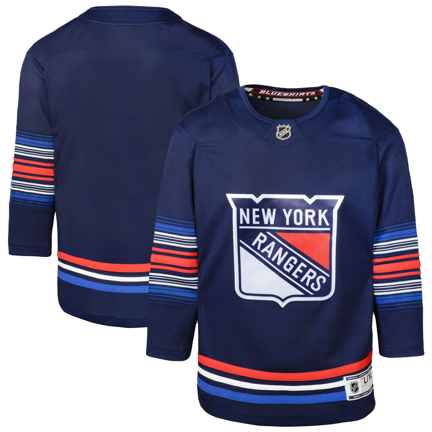 New York Rangers Youth Alternate Premier Jersey - Navy