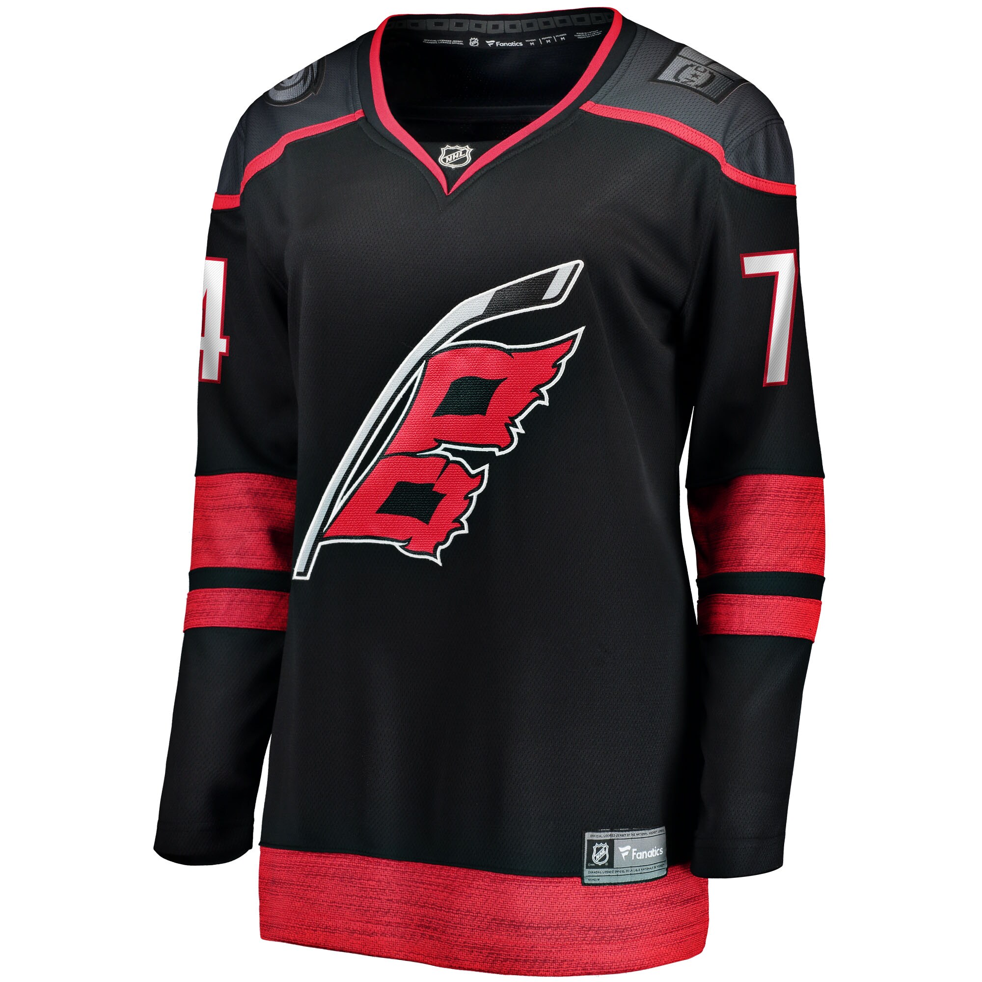 Jaccob Slavin Carolina Hurricanes Fanatics Women's Home Breakaway Player Jersey - Black