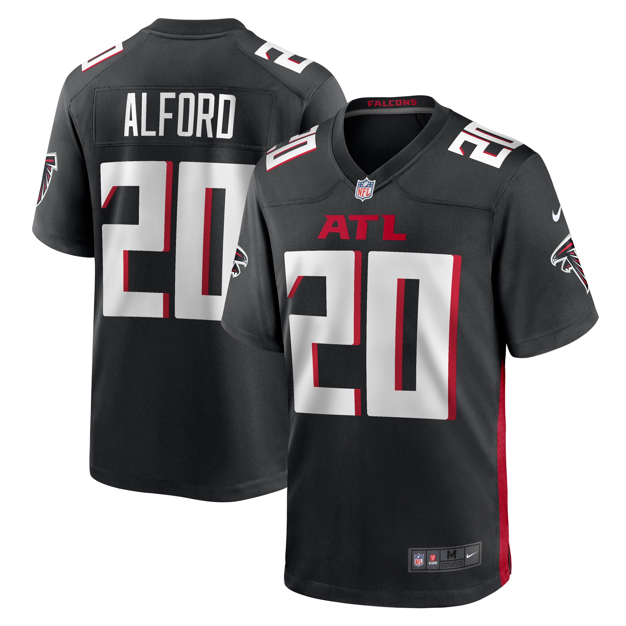Dee Alford Atlanta Falcons  Team Game Jersey -  Black