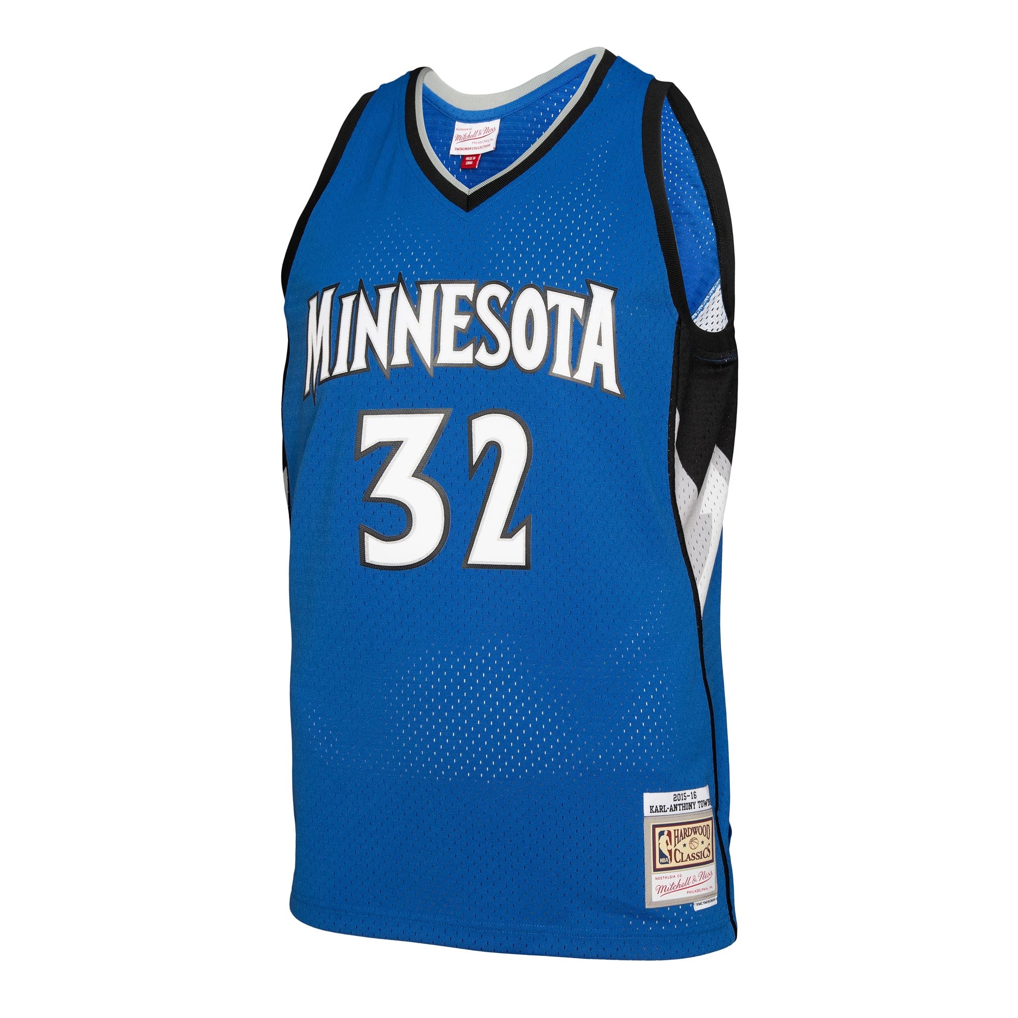 Karl-Anthony Towns Minnesota Timberwolves Mitchell & Ness 2015\/16 Swingman Jersey - Blue