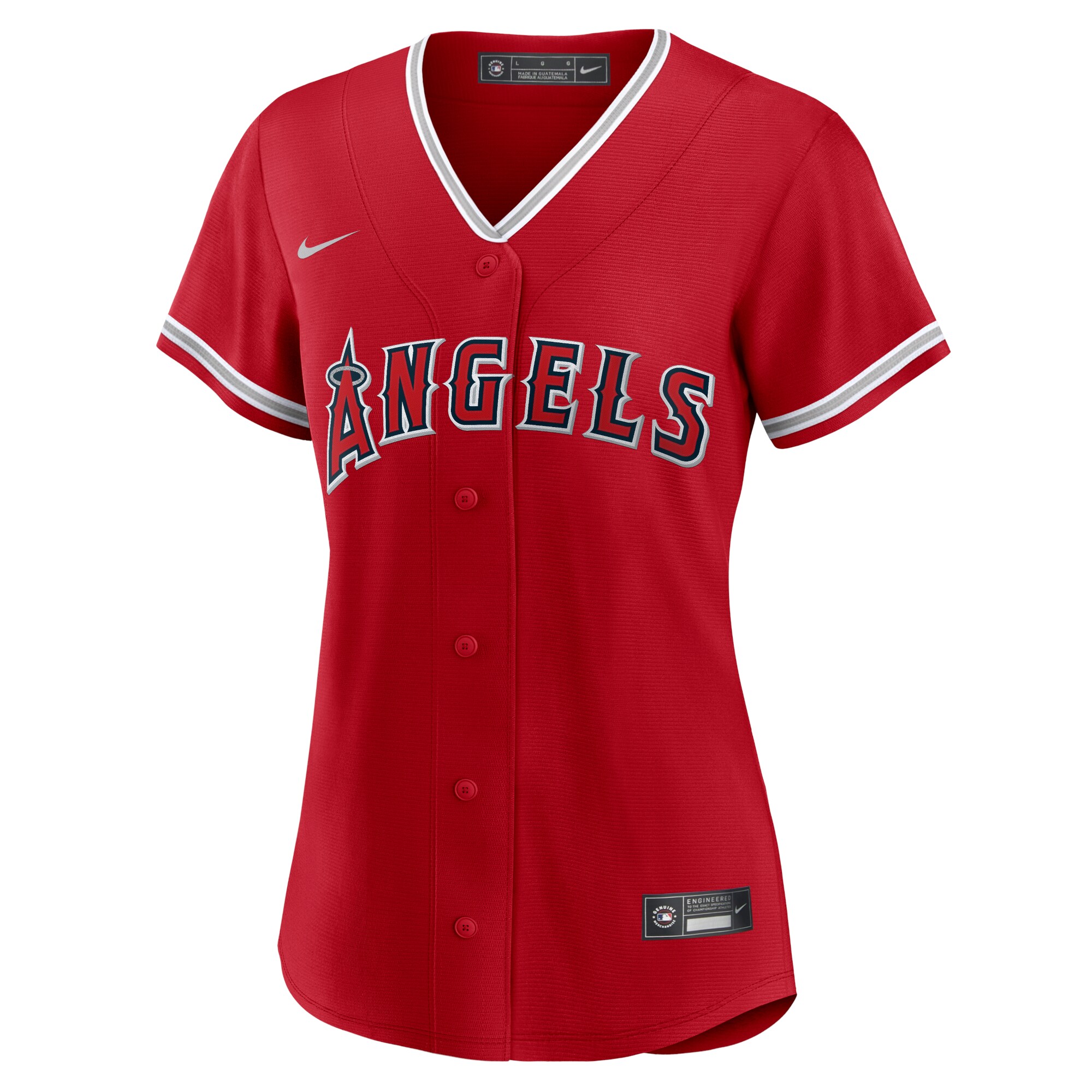 Los Angeles Angels  Women's Alternate Replica Team Jersey - Red