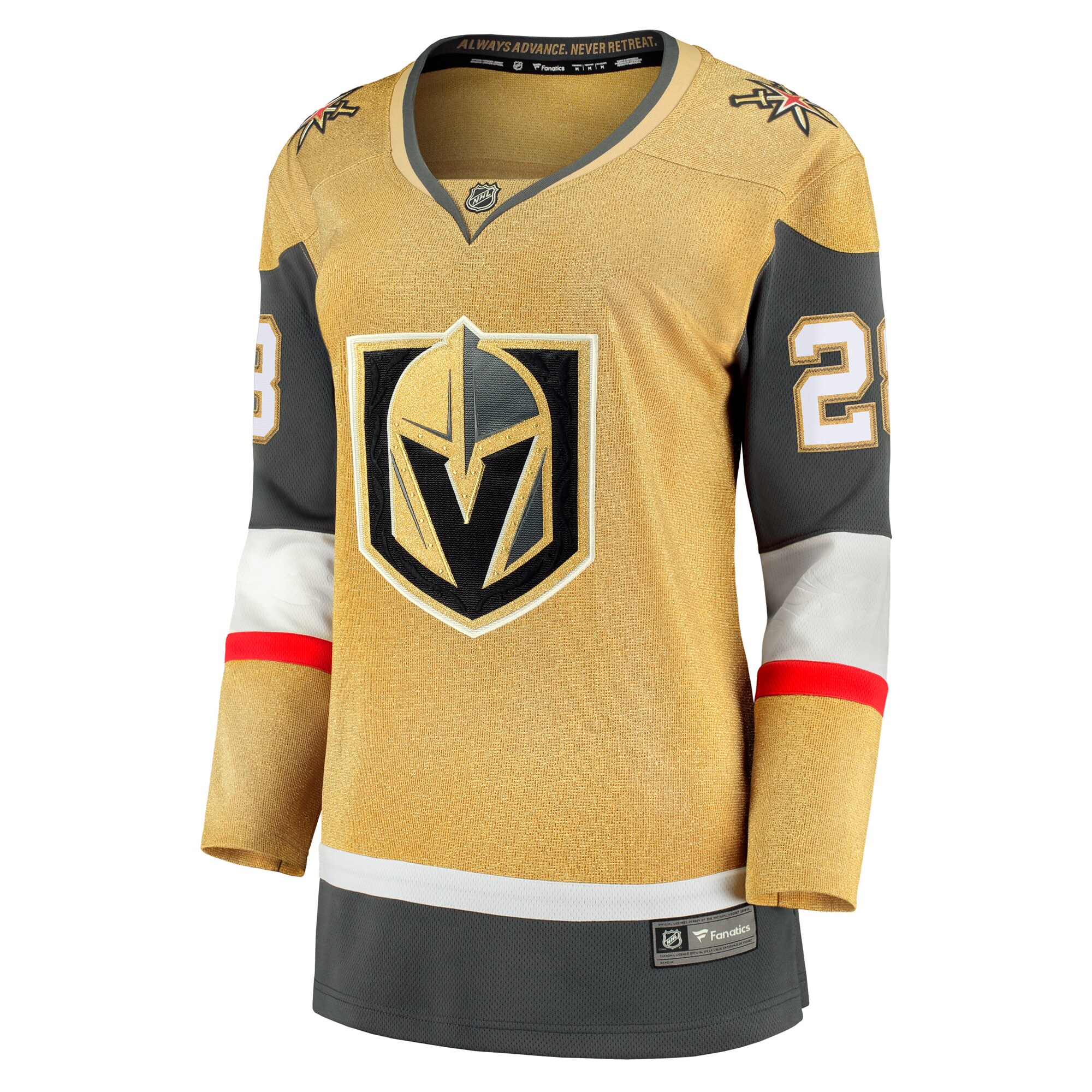 William Carrier Vegas Golden Knights Fanatics Women's Home Breakaway Player Jersey - Gold