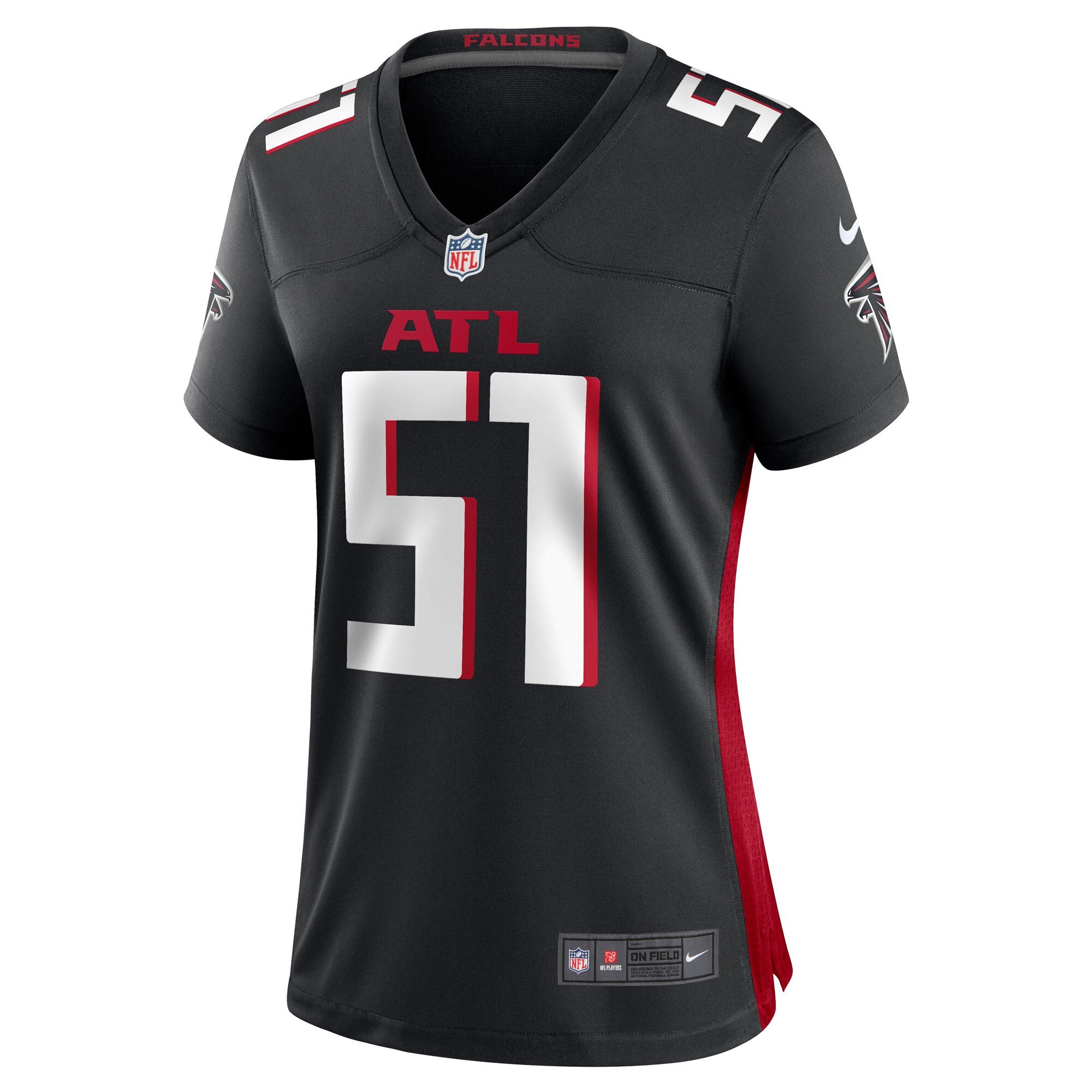 Brandon Copeland Atlanta Falcons  Women's Game Player Jersey - Black