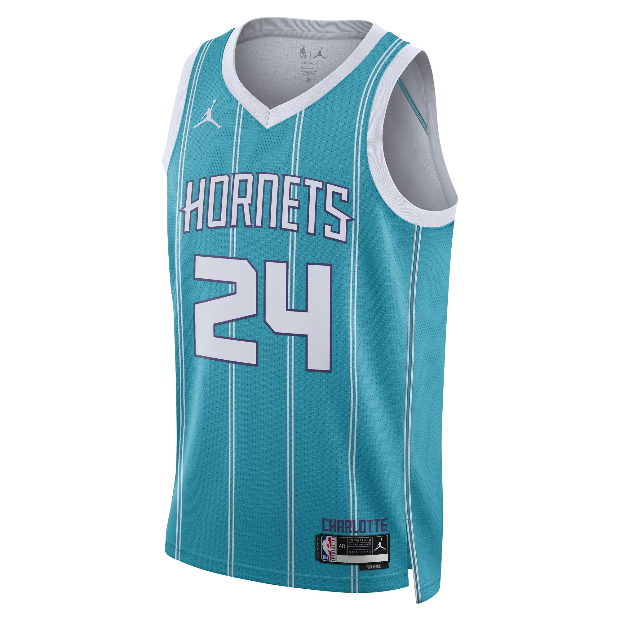 Brandon Miller Charlotte Hornets  Unisex NBA Draft Swingman Jersey - Icon Edition - Teal