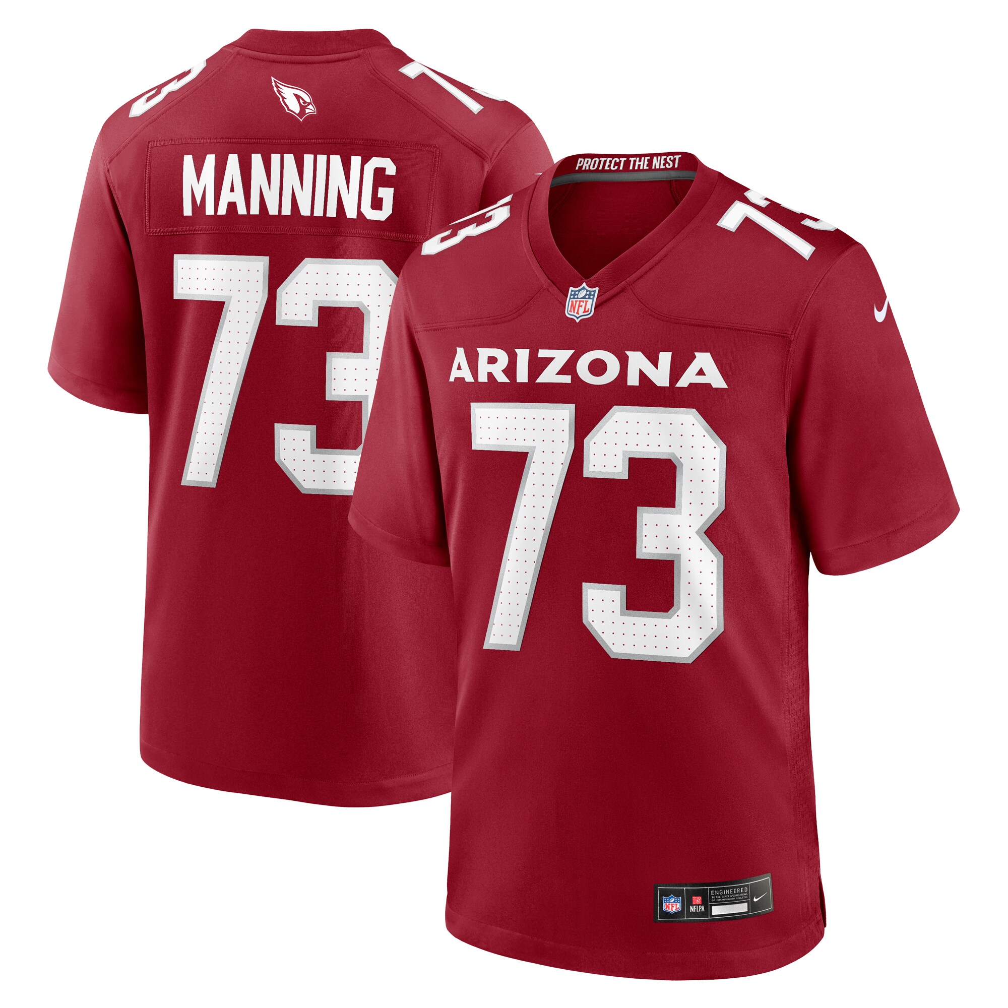 Ilm Manning Arizona Cardinals  Team Game Jersey -  Cardinal