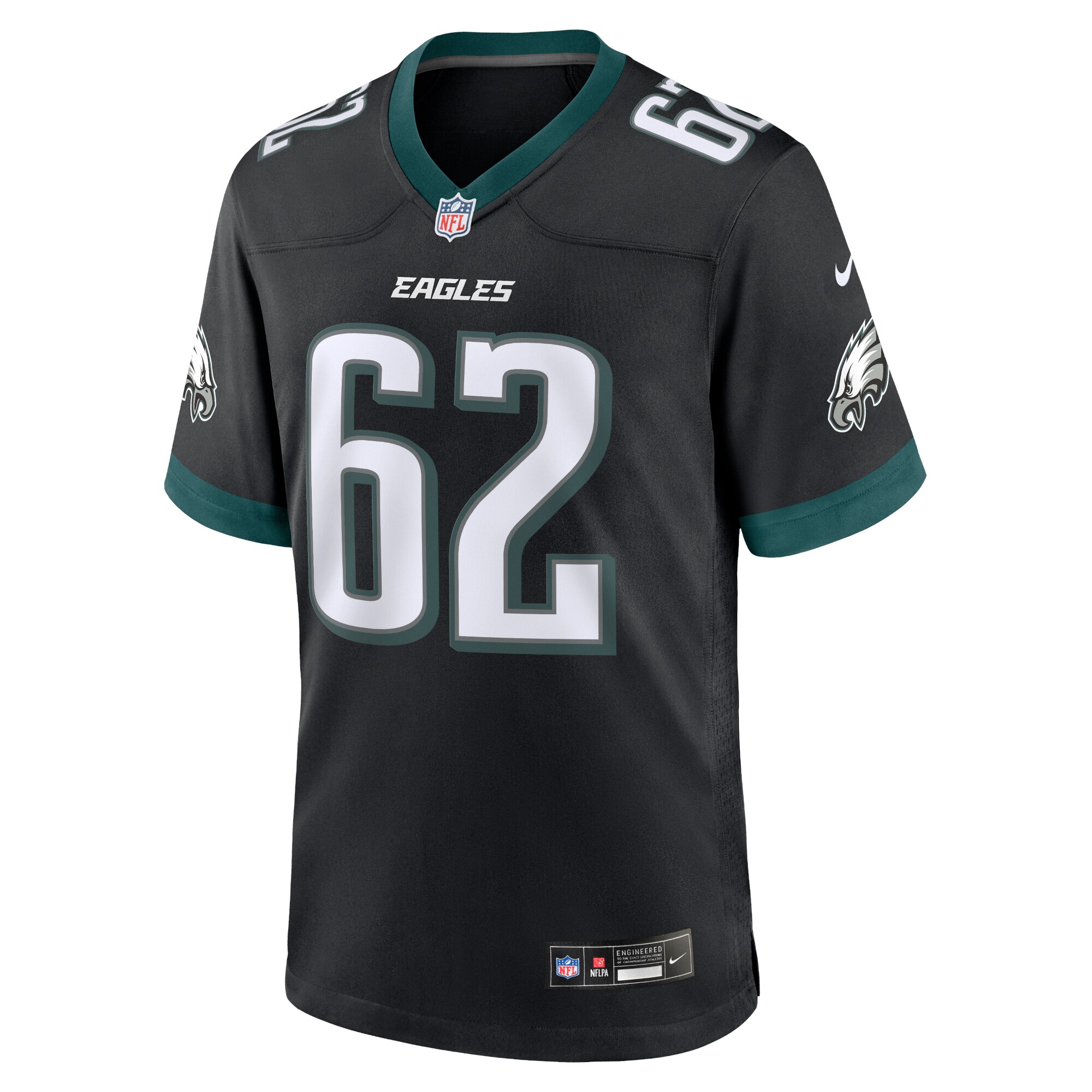 Jason Kelce Philadelphia Eagles  Alternate Game Jersey - Black
