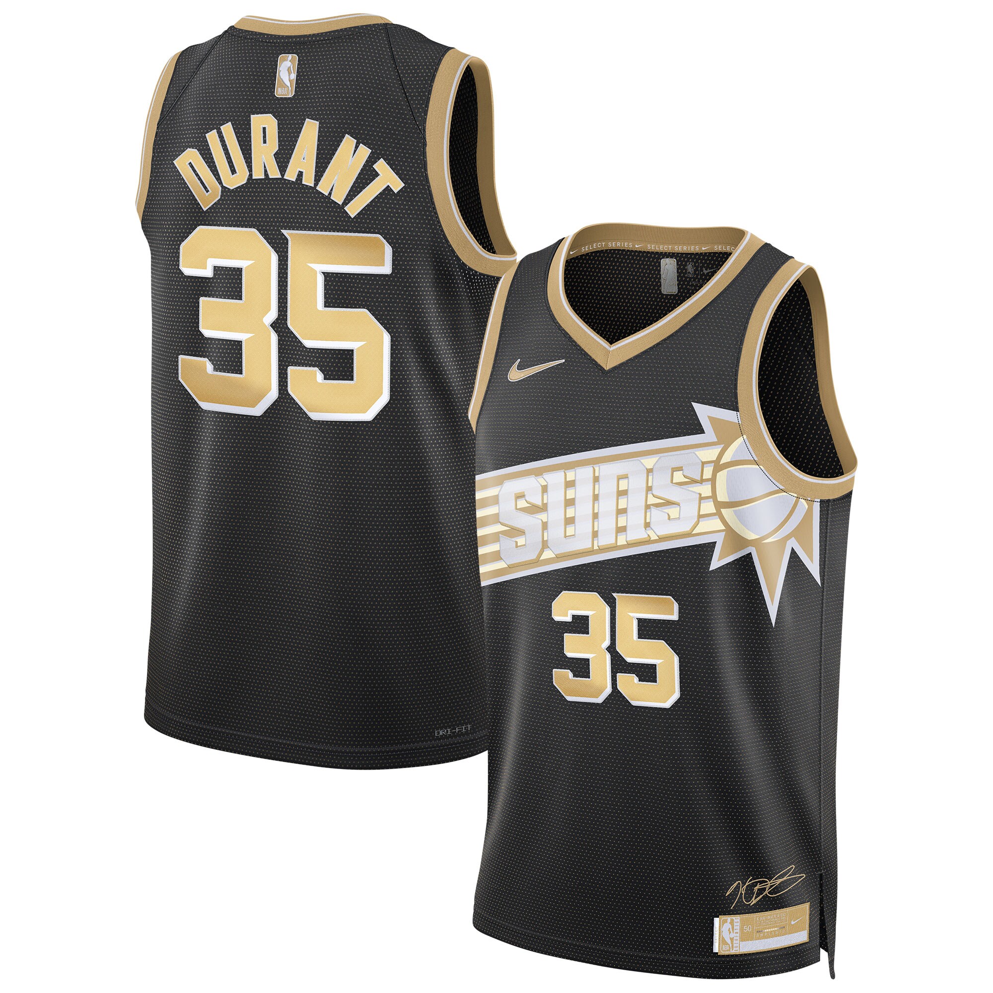 Kevin Durant Phoenix Suns  Unisex  Select Series Swingman Jersey\u00c2\u00a0\u00e2\u20ac\u201c Black
